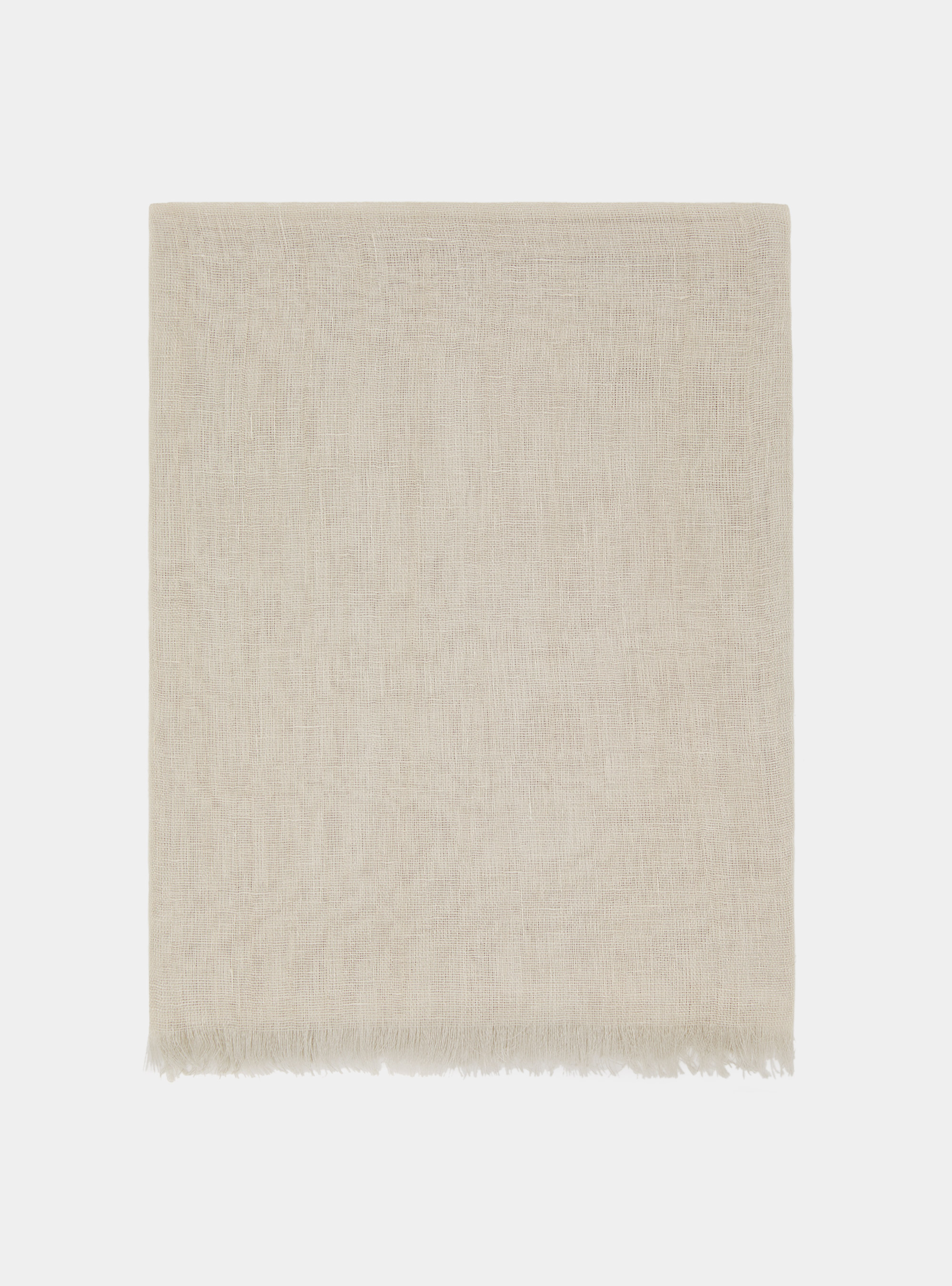 Linen scarf, SAND