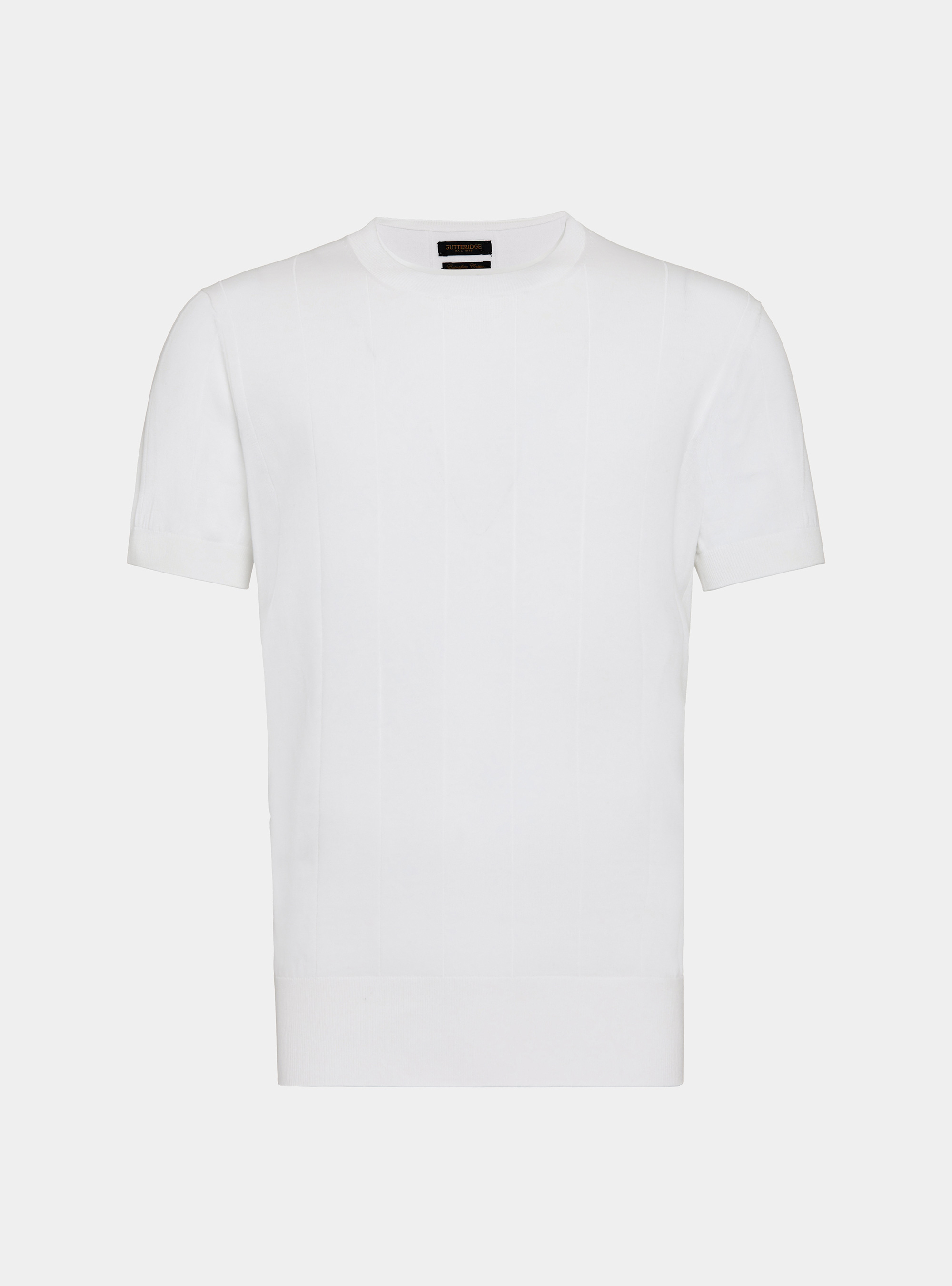 Punto liso de algod&oacute;n puro, BLANCO