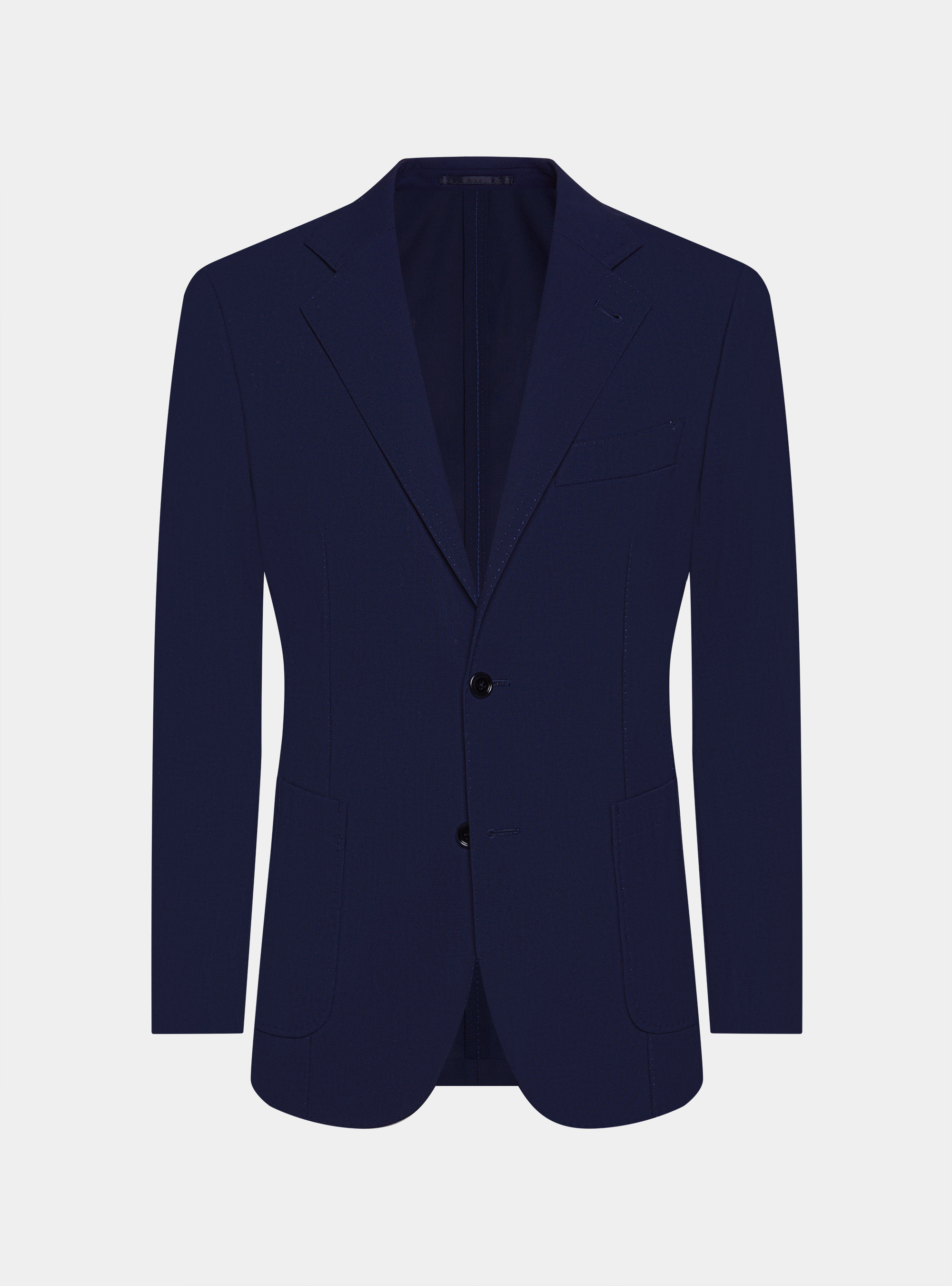 Giacca abito travel in pura lana Cerruti, BLU NAVY