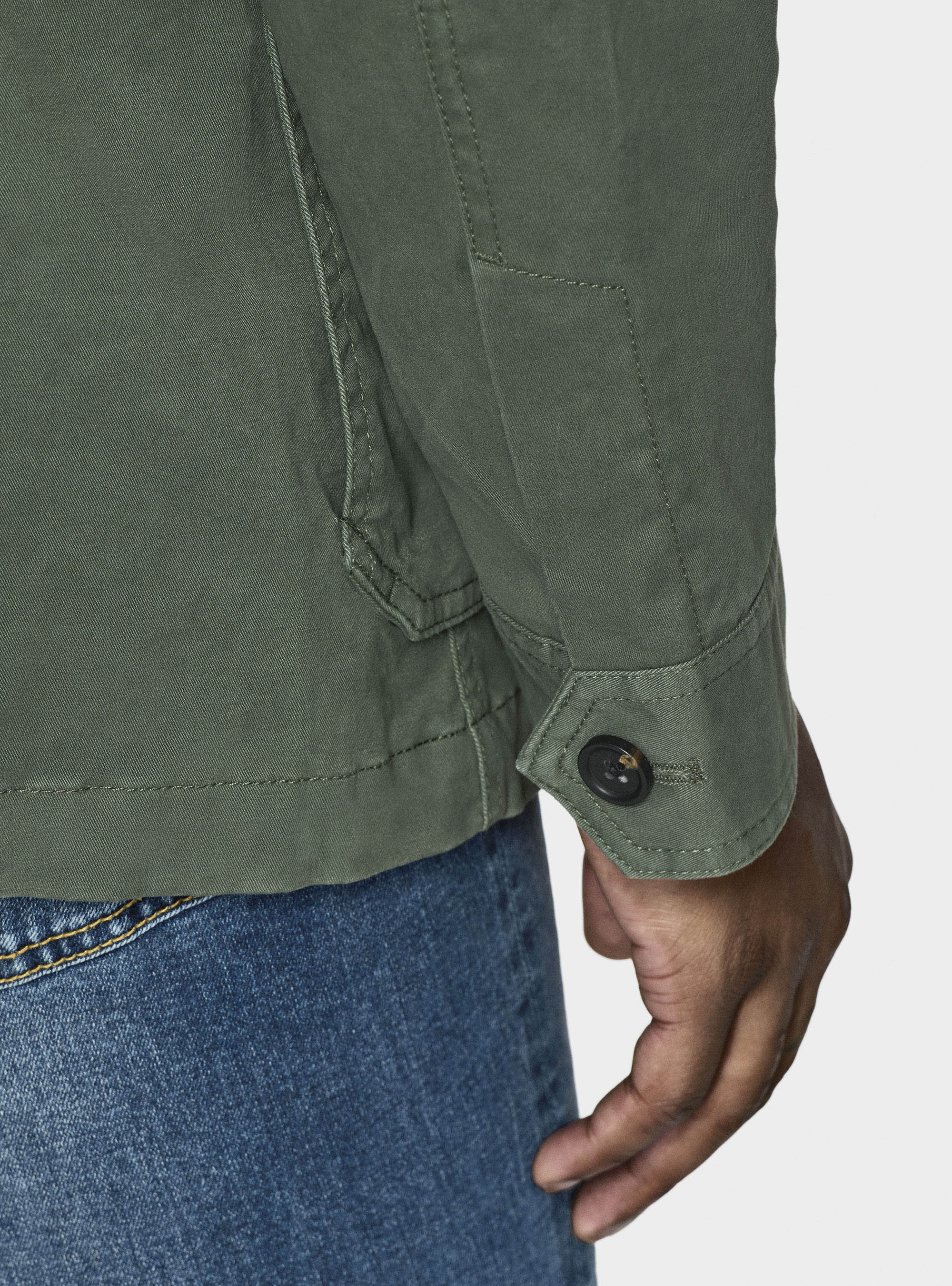 Field jacket in twill stretch, MILITARE 0609C