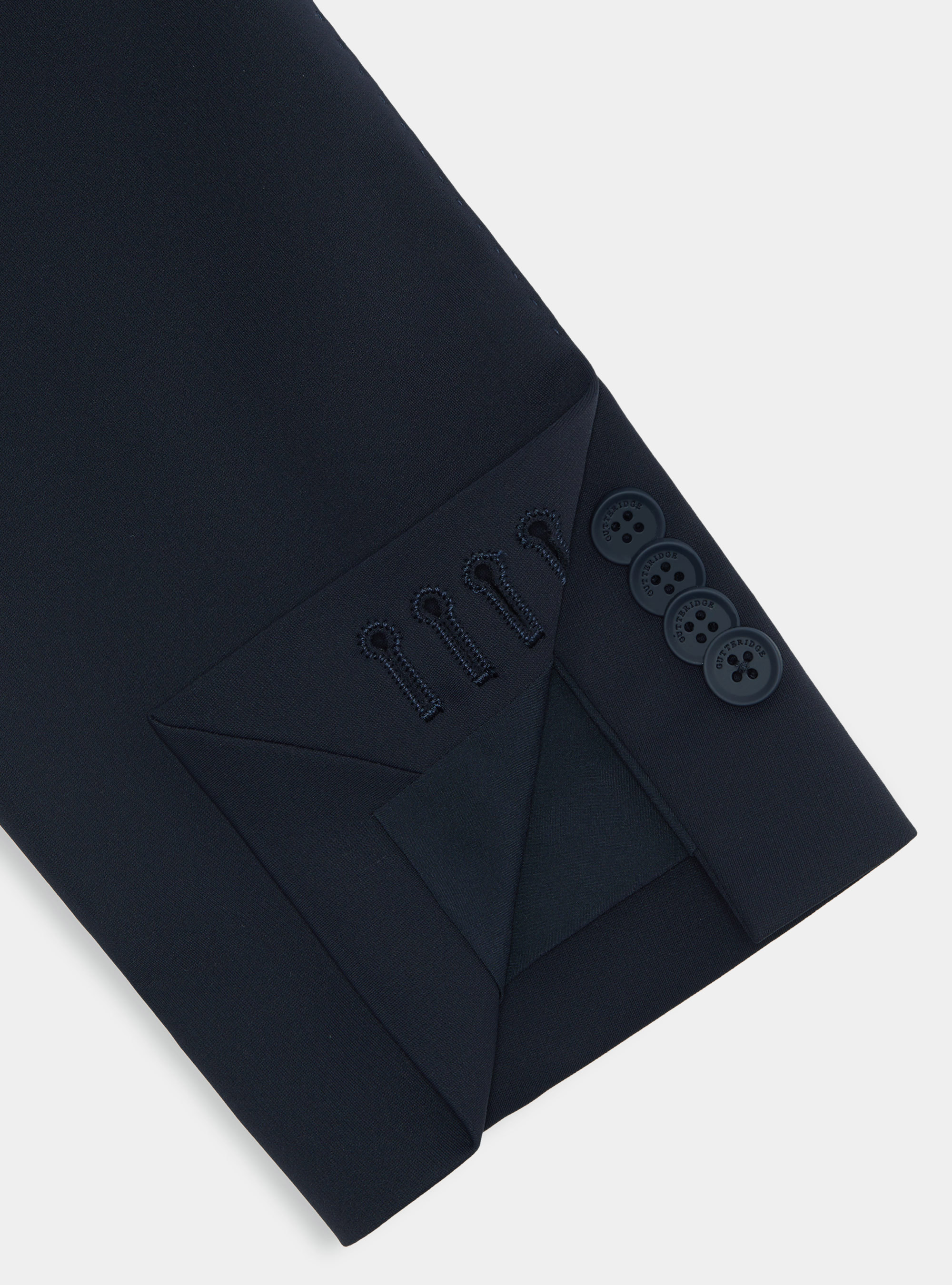 GT01 Blazer in stretch nylon, NAVY BLUE