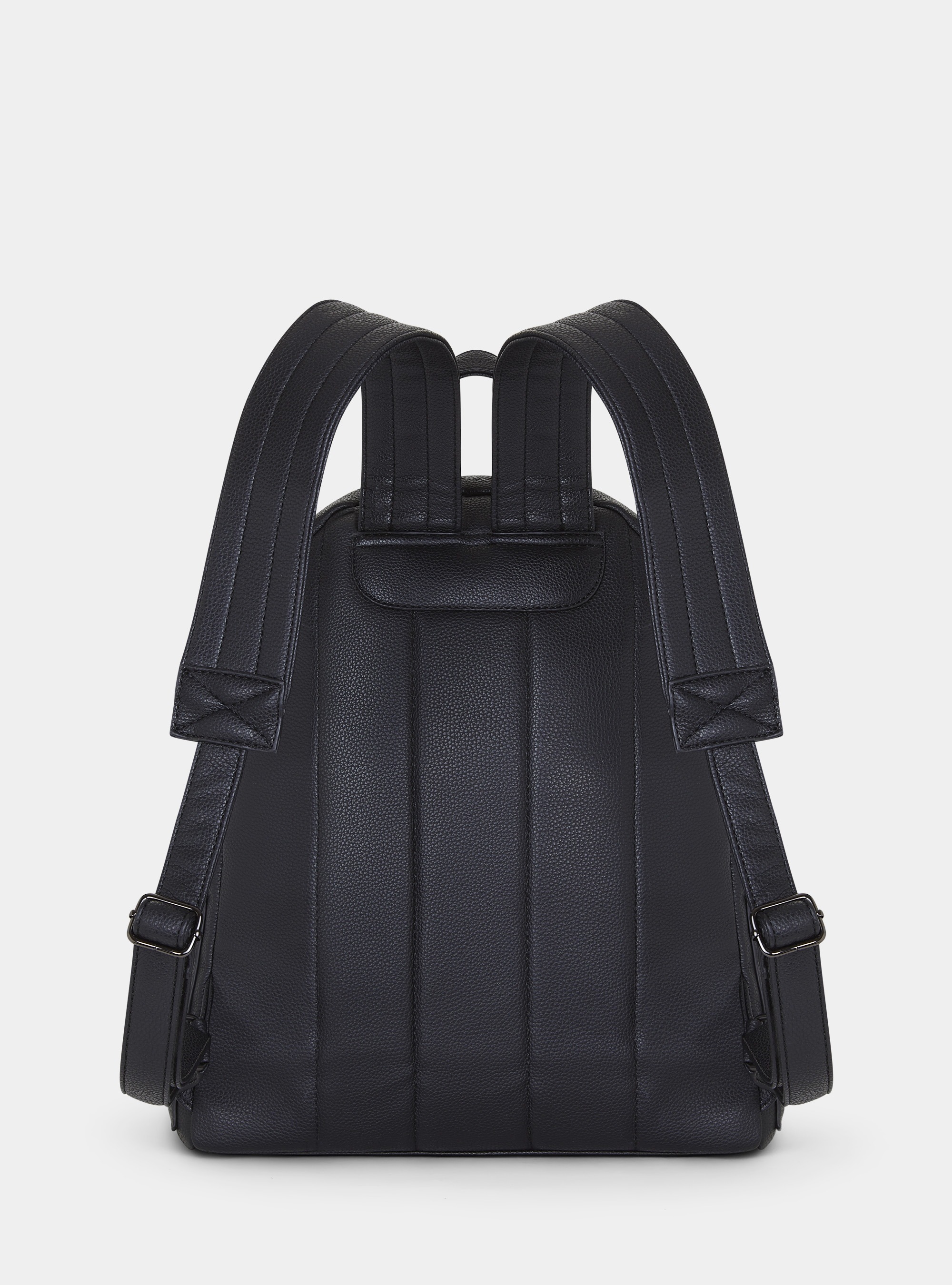 Backpack with pockets, BLACK