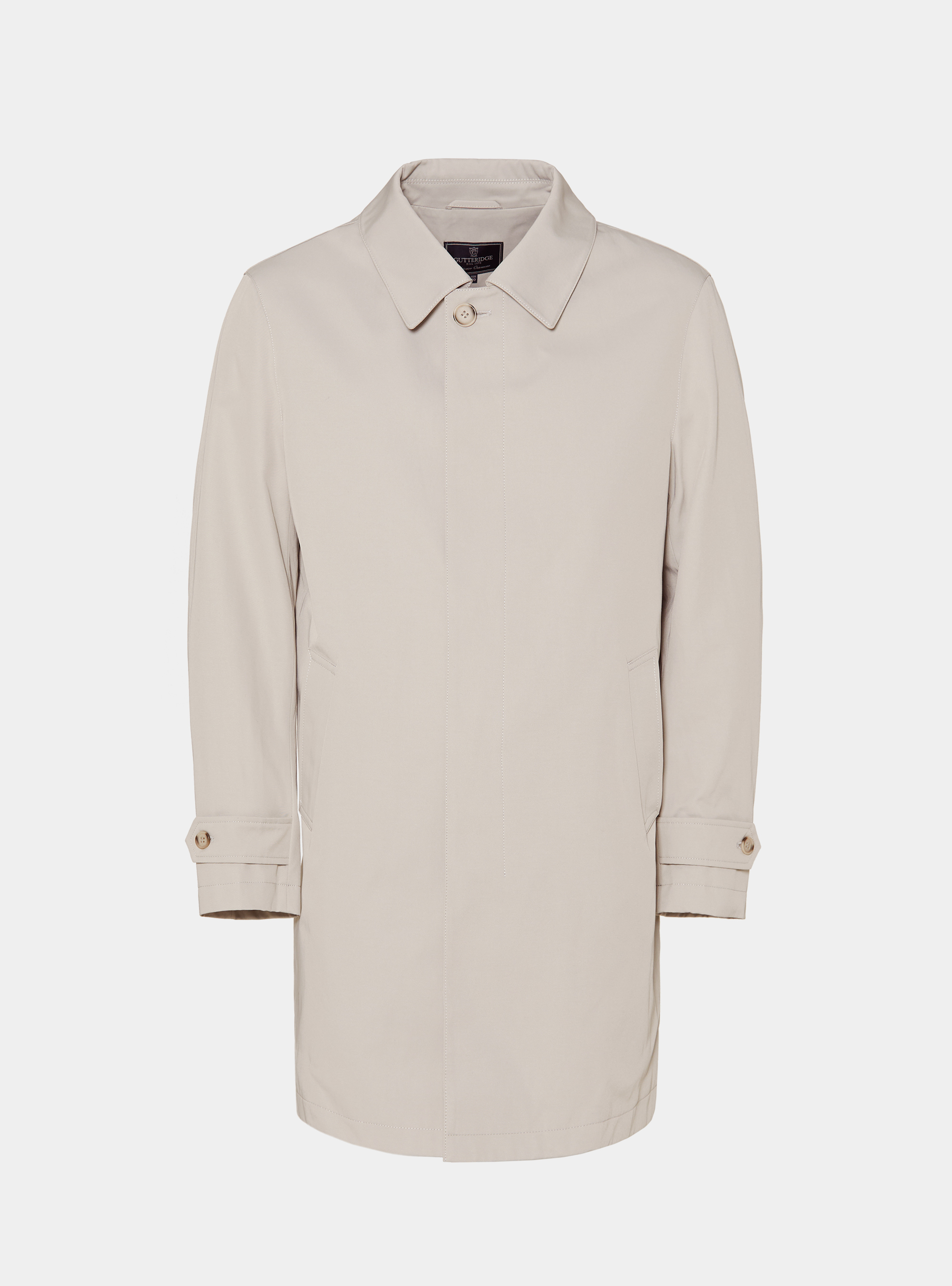 Impermeabile tecnico imbottito in misto cotone, ECRU