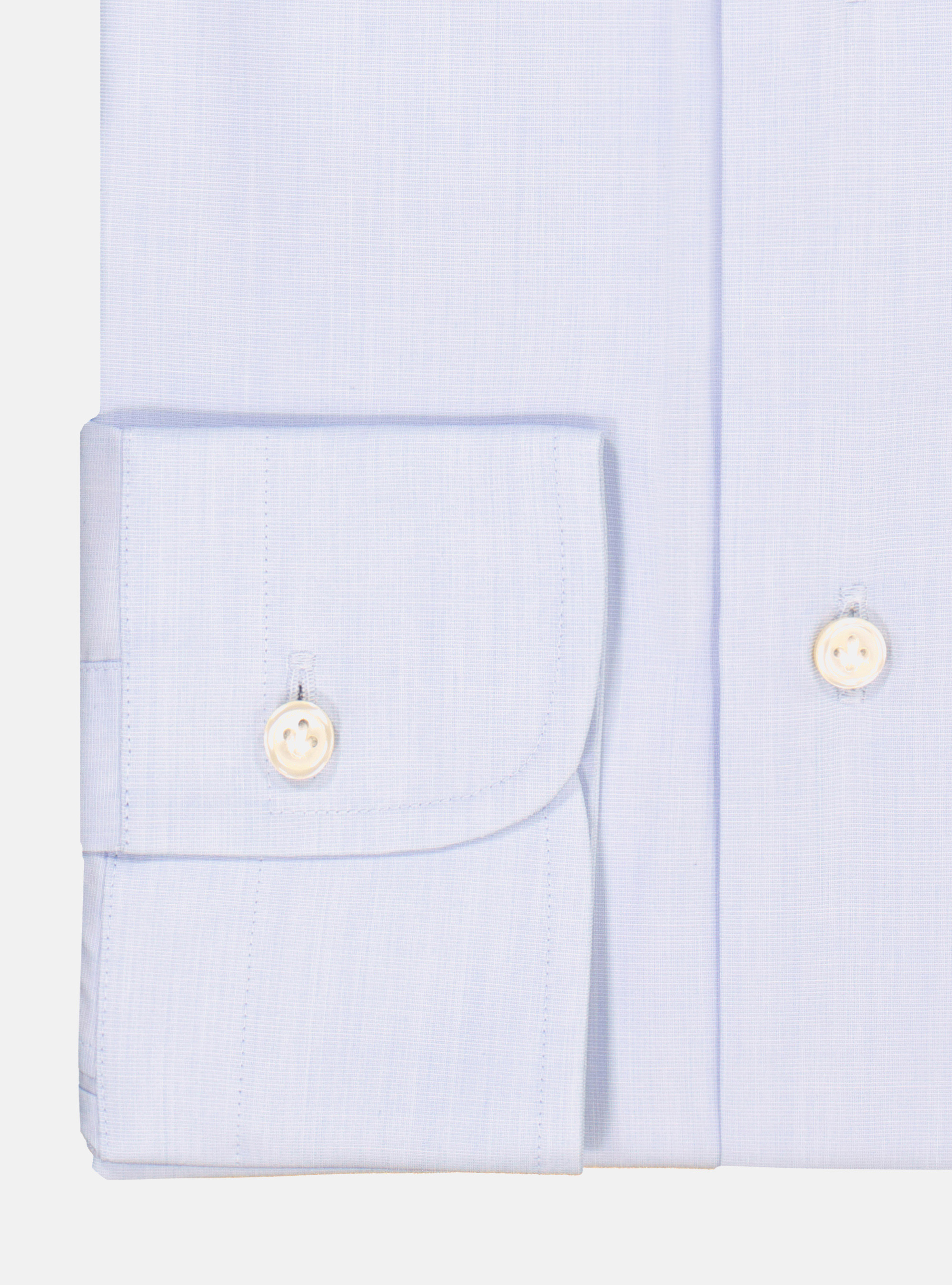 Cotton shirt with french collar, LIGHT BLUE