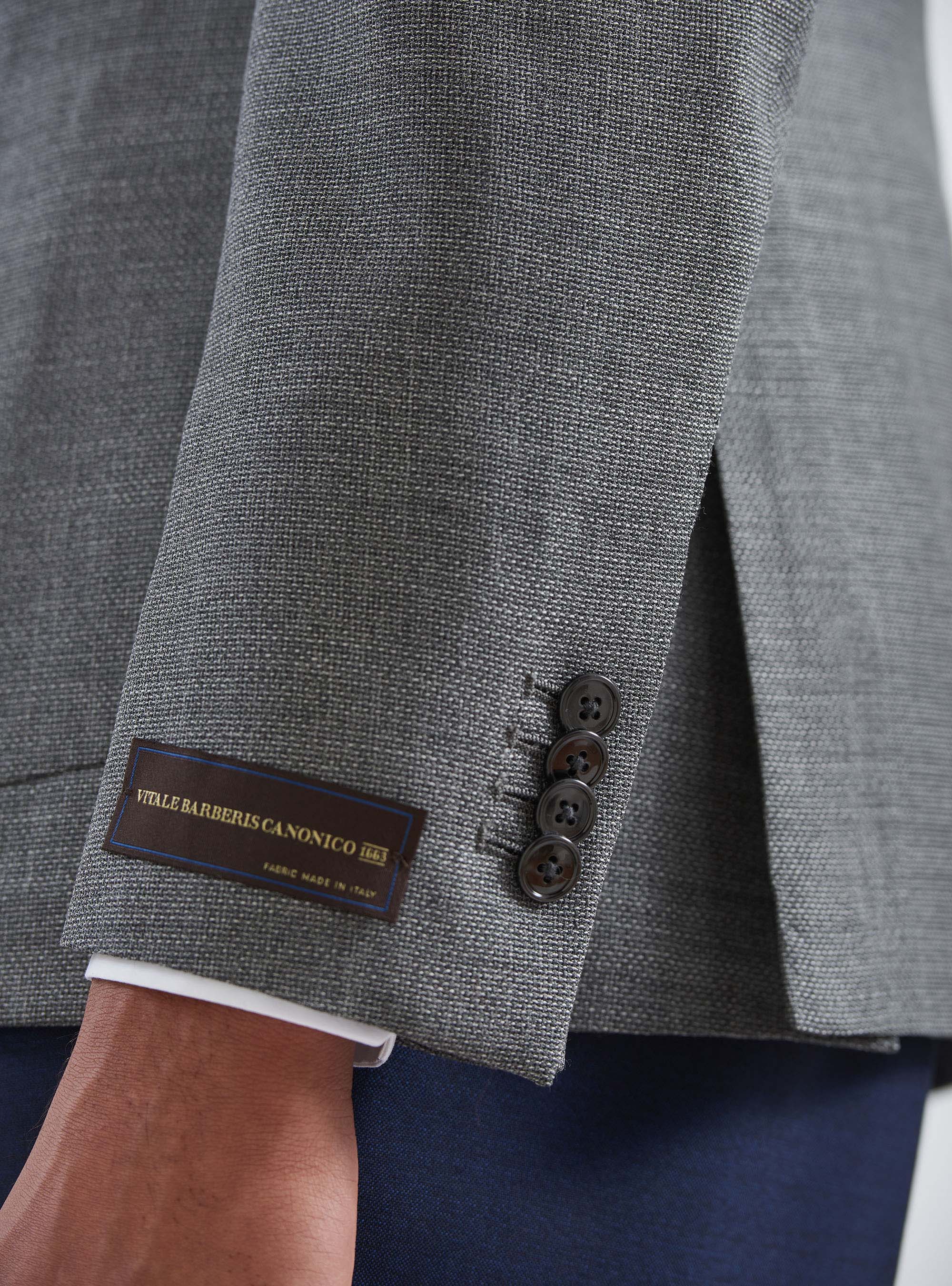 Vitale Barberis Canonico 100's superfine wool fabric blazer