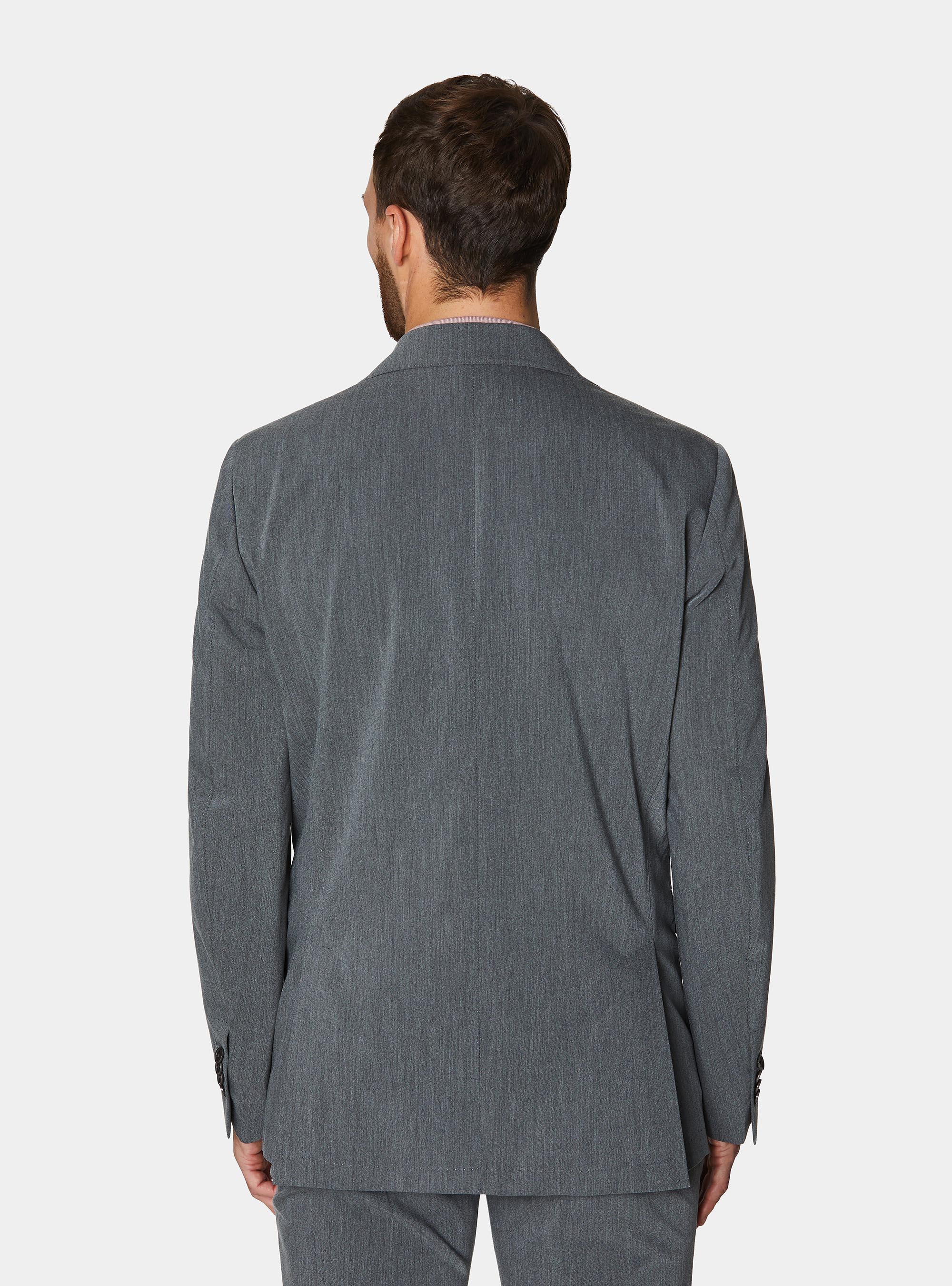 Slim fit suit blazer, GRIGIO SCURO 0125C