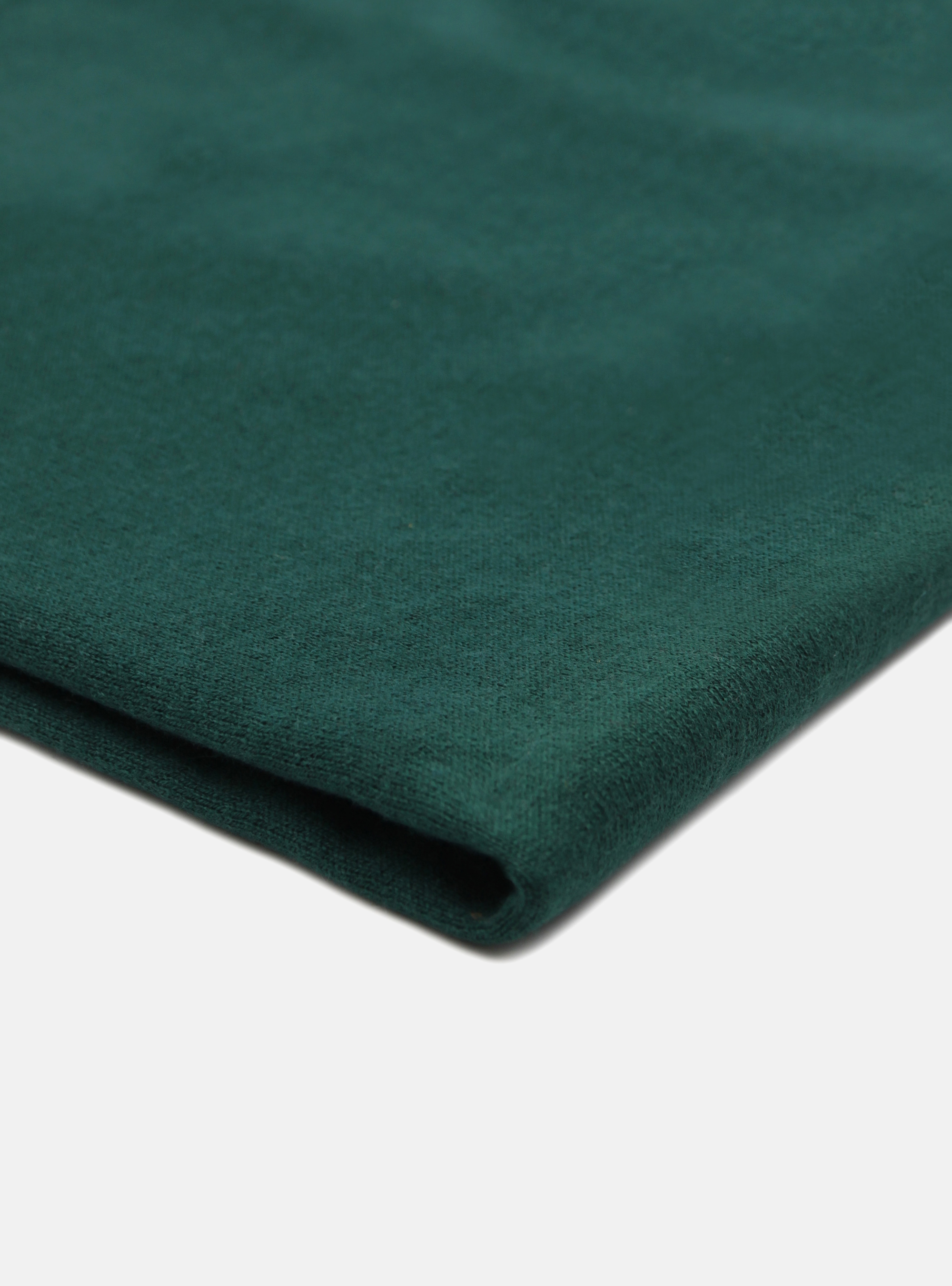 Maglia girocollo in cotone seta cashmere, VERDE