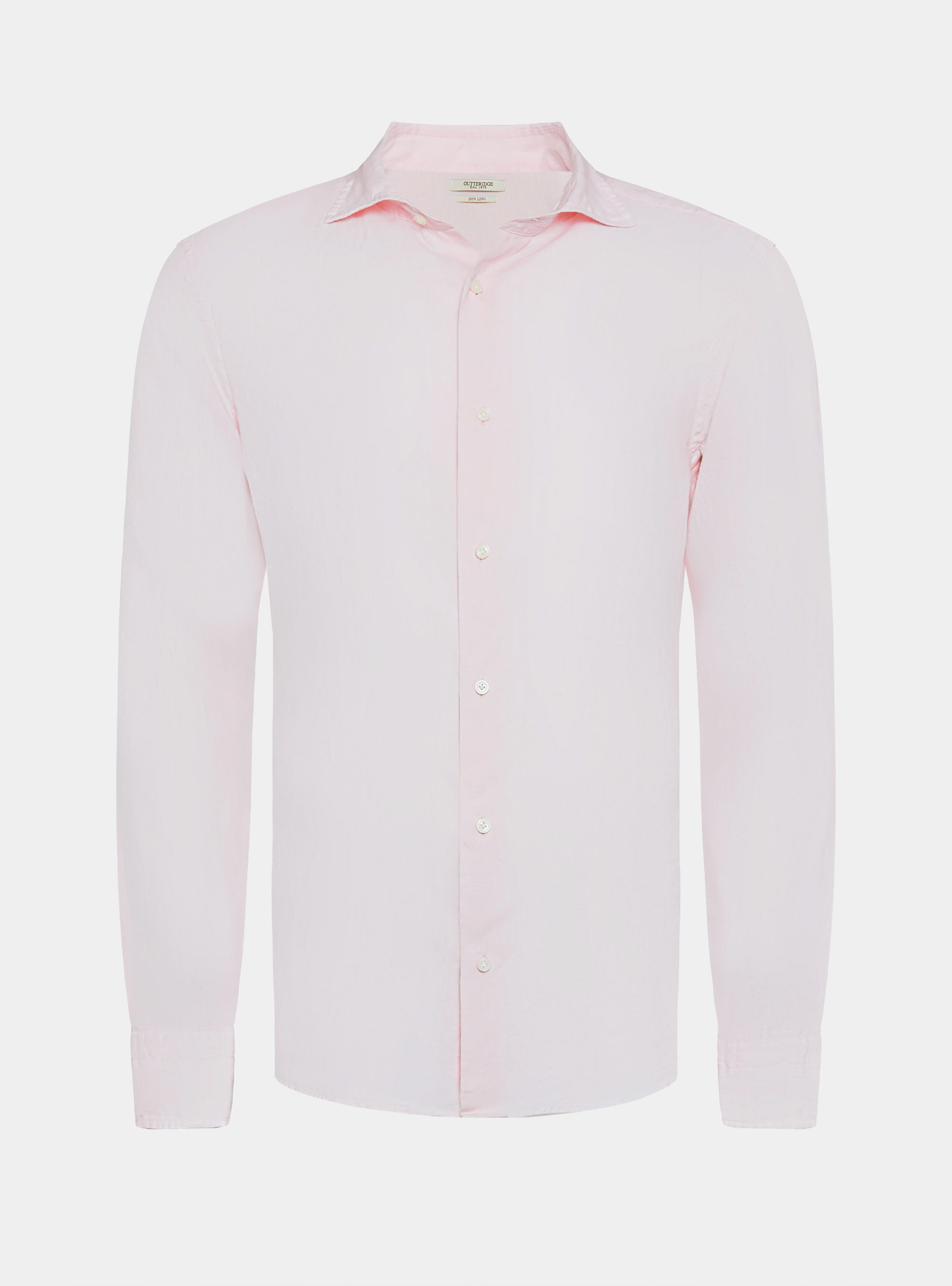 Camicia in puro lino, ROSA