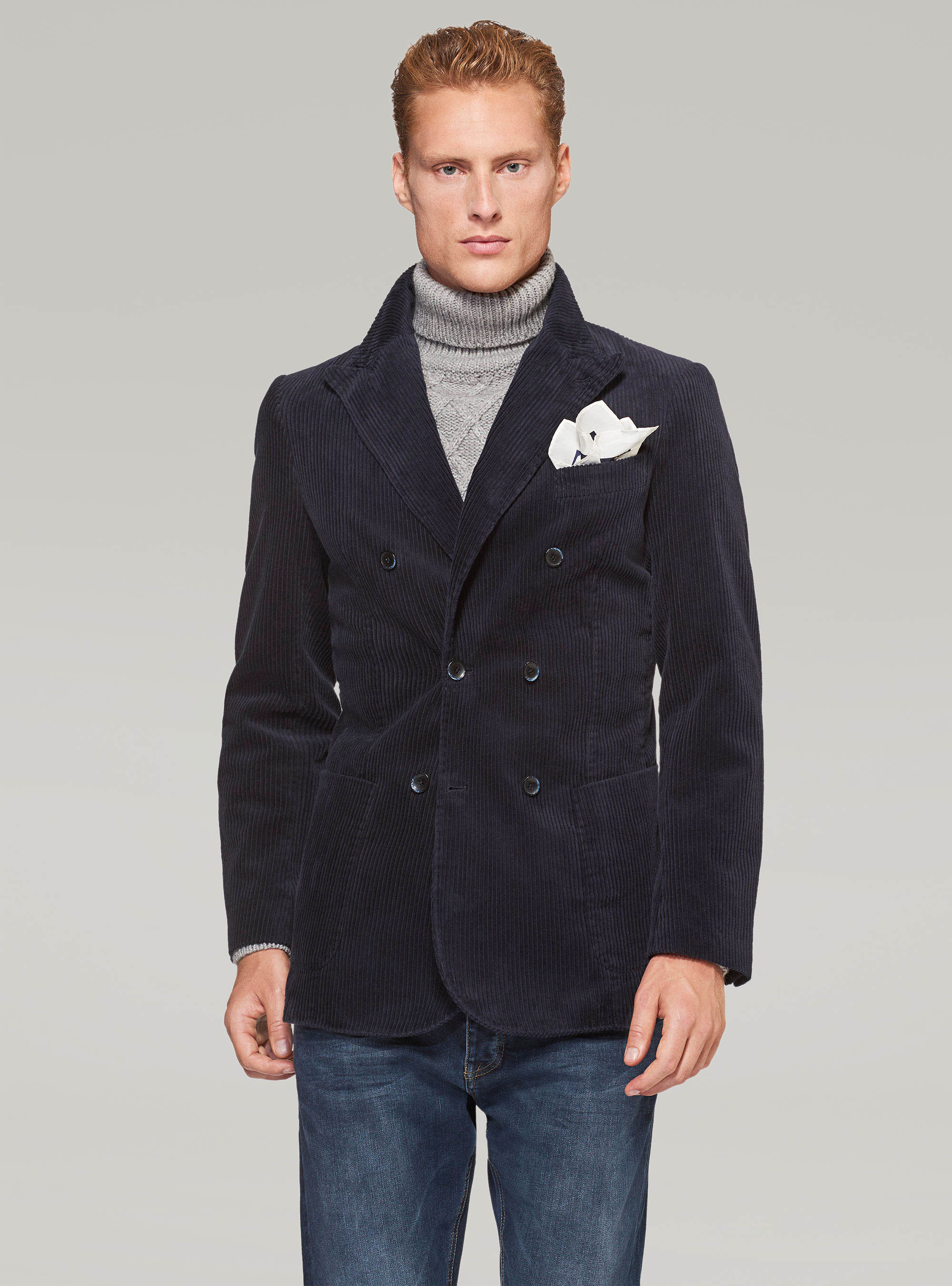 Velvet double breasted blazer | Gutteridge - GI3516UOGU