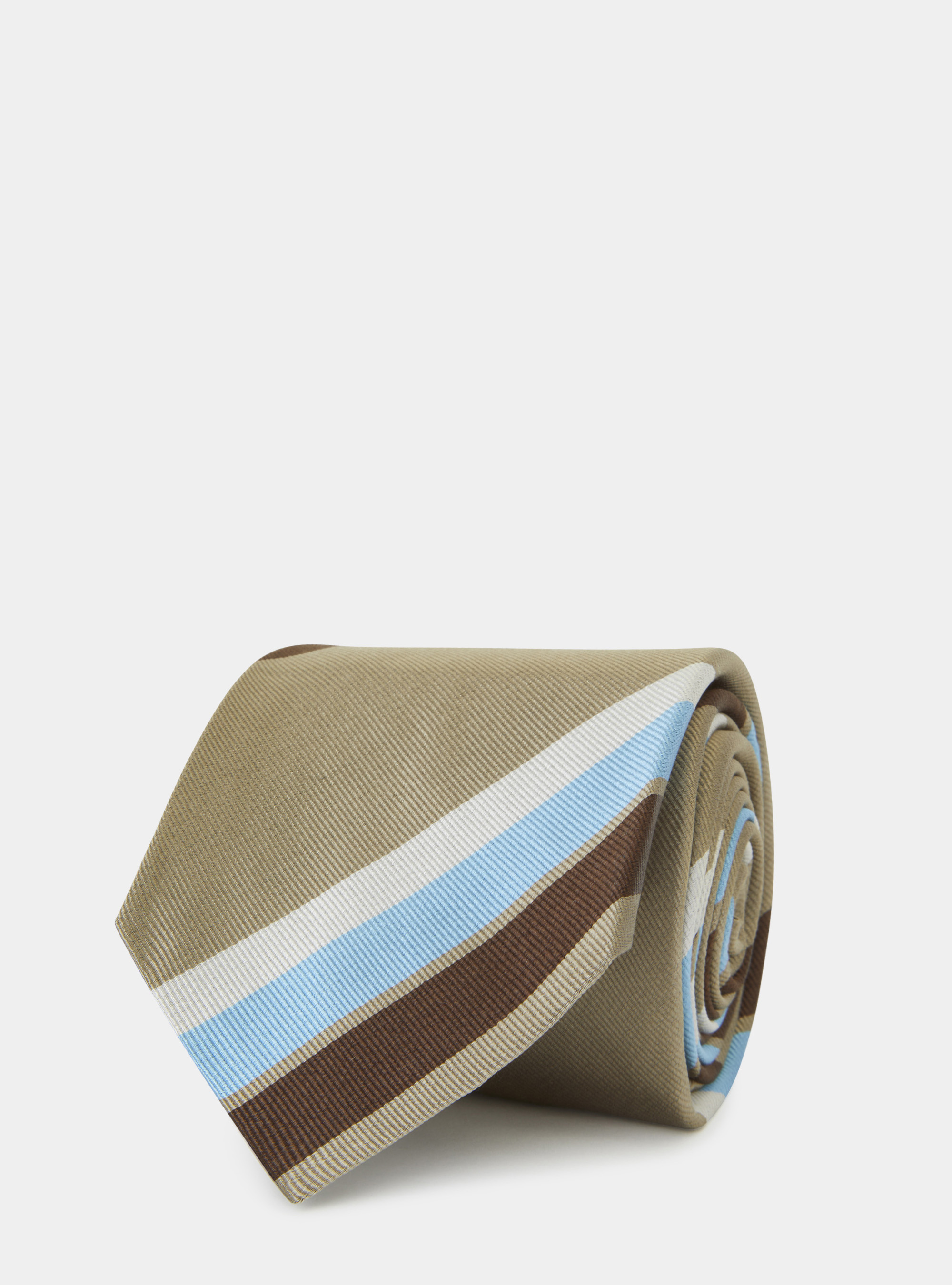 Cravatta regimental in seta, FANGO