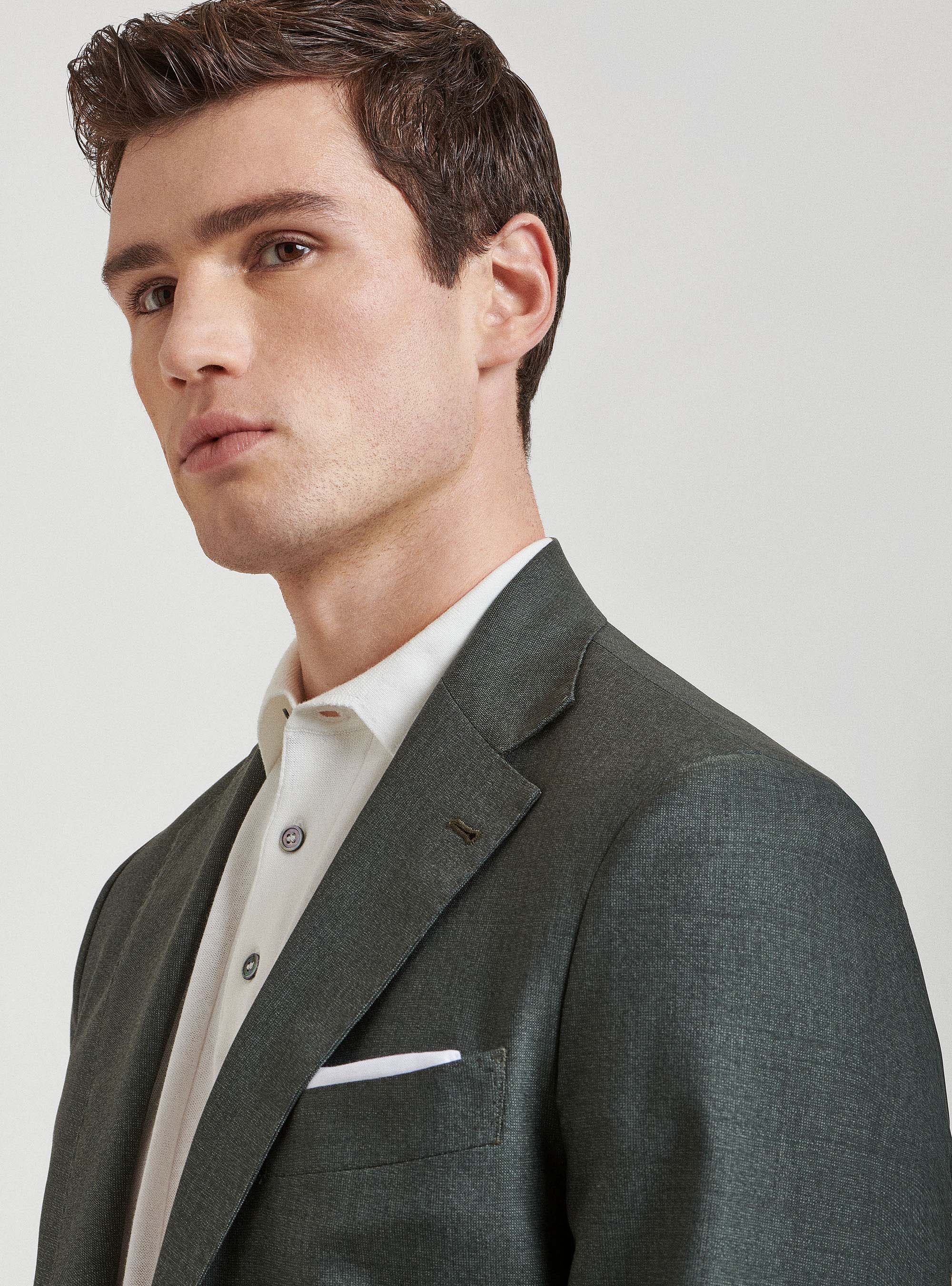 Pure wool suit blazer Vitale Barberis Canonico, GREEN