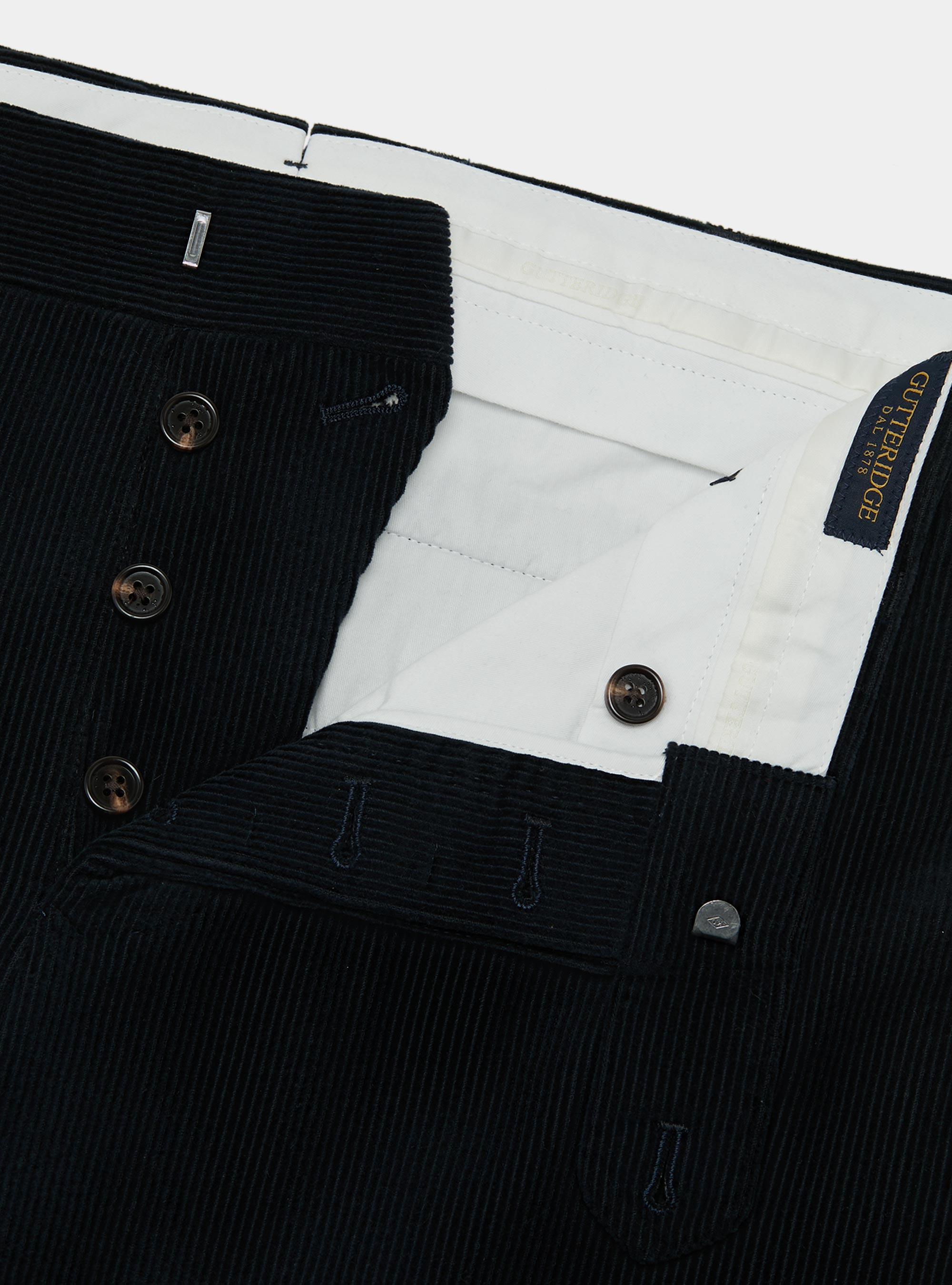 Pantaloni in velluto, BLU NAVY