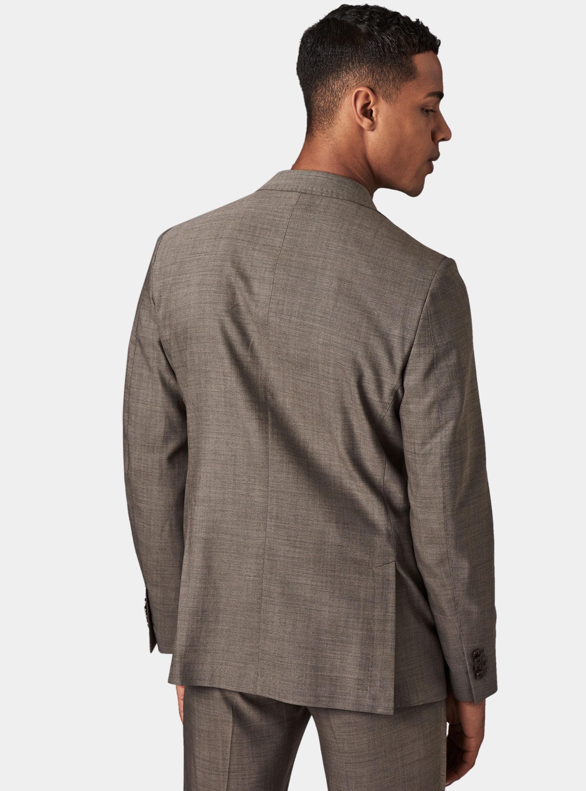 CLASSIC FIT SUPER 120's WOOL × HEMP Suit Blazer in 100% wool super 120 | Gutteridge | Men's