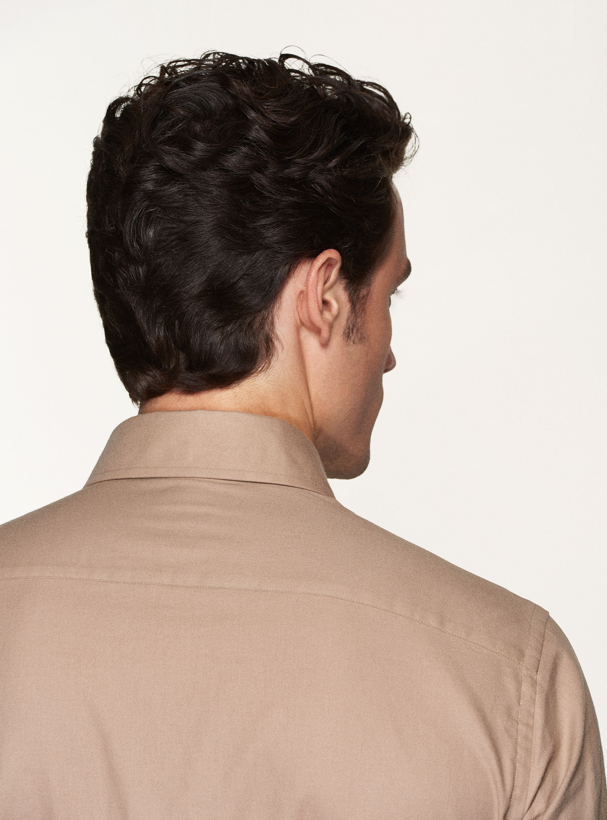 Baumwollflanellhemd, SABBIA 0561C