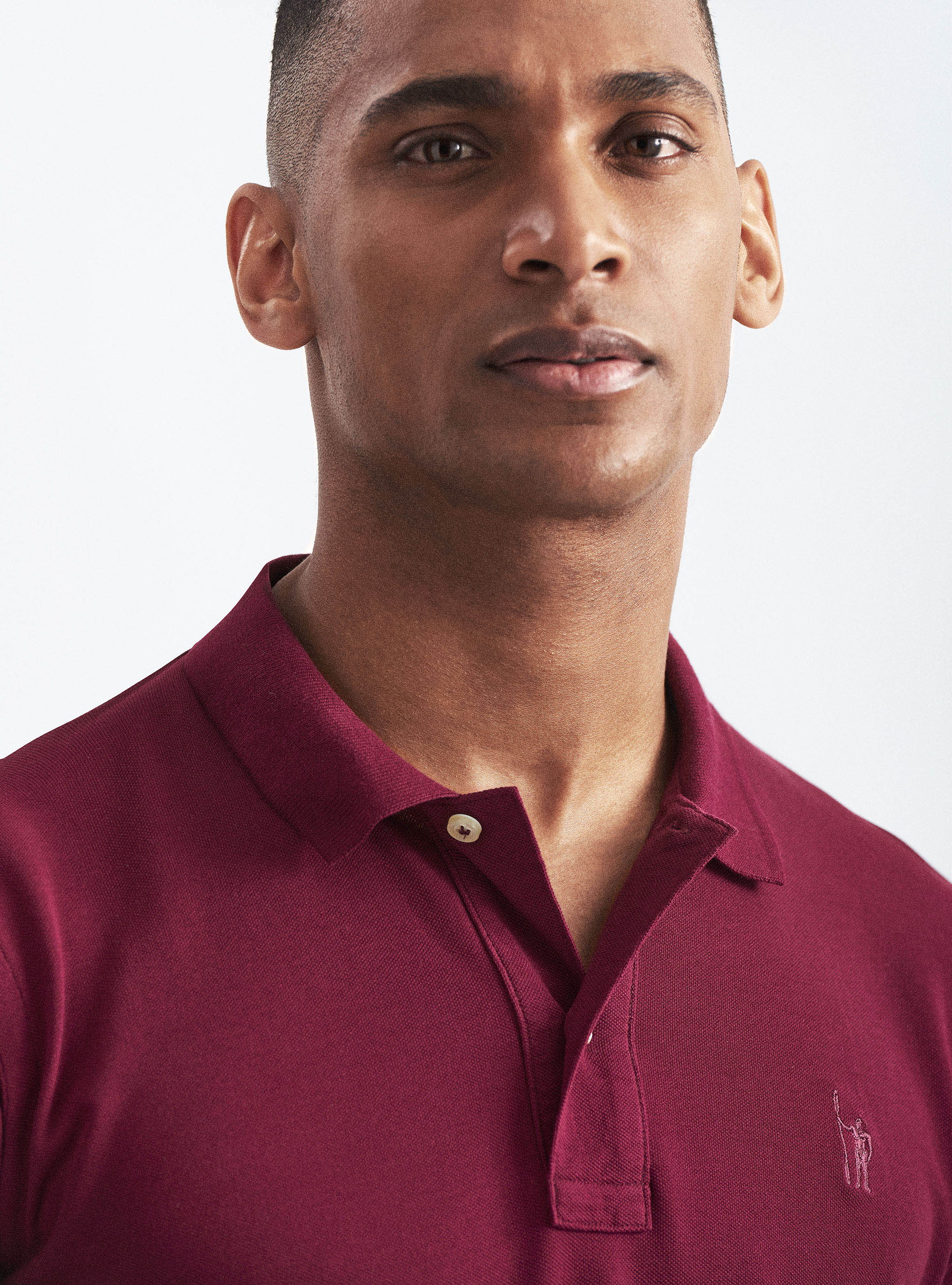Classic pique polo shirt, BORDEAUX