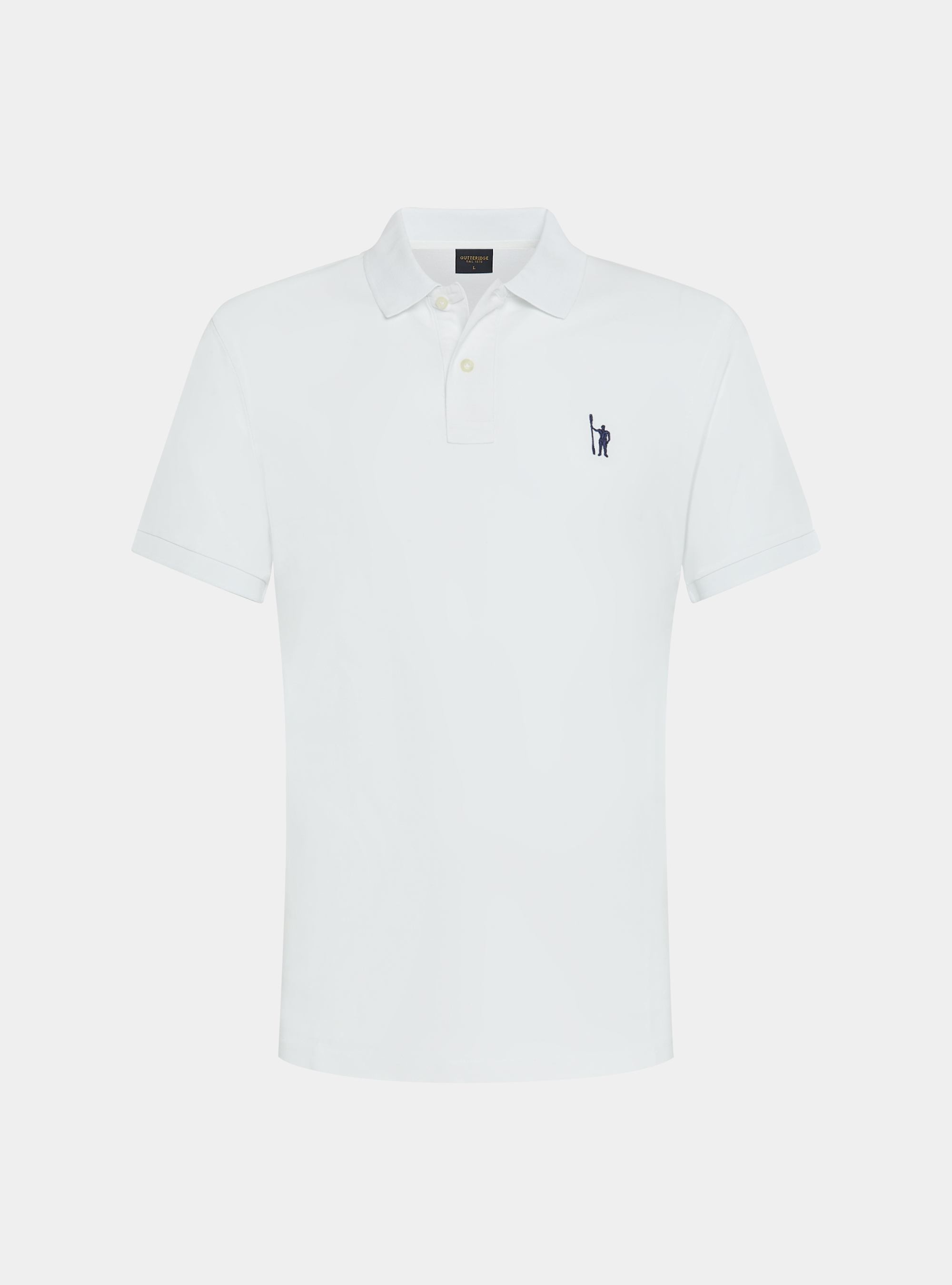 Piqu&eacute; polo shirt with embroidery, WHITE