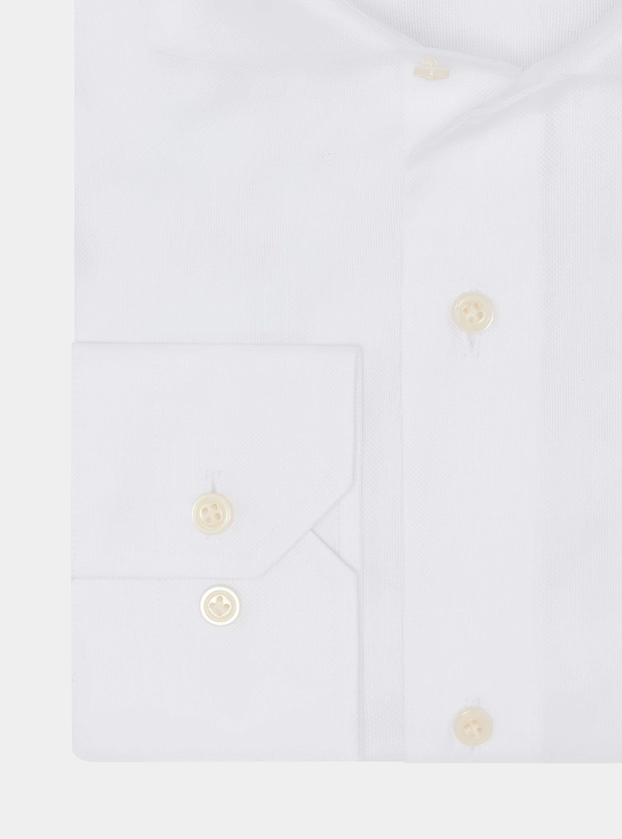 Camicia in cotone oxford, BIANCO