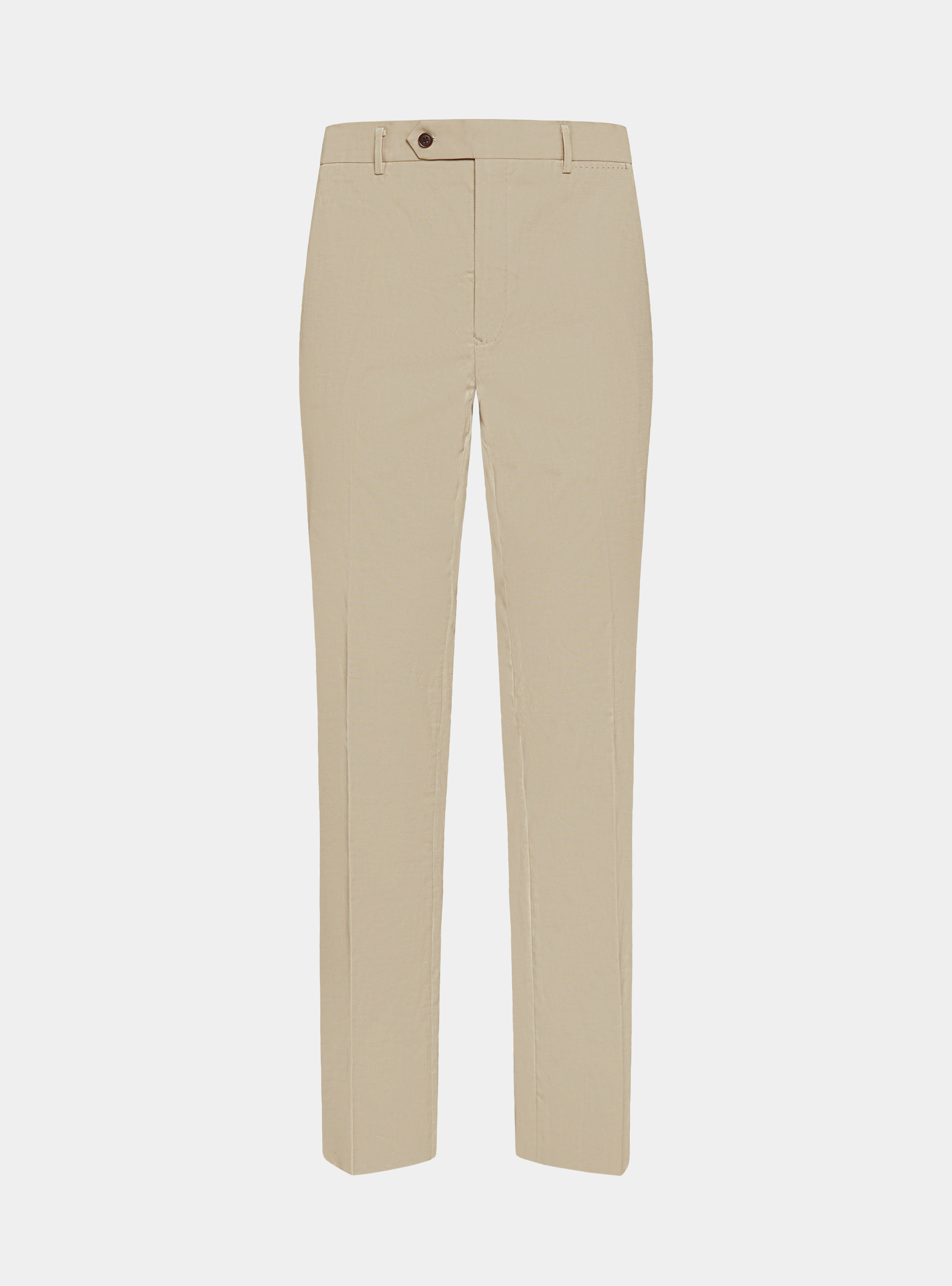 Armoured cotton suit trousers, SAND