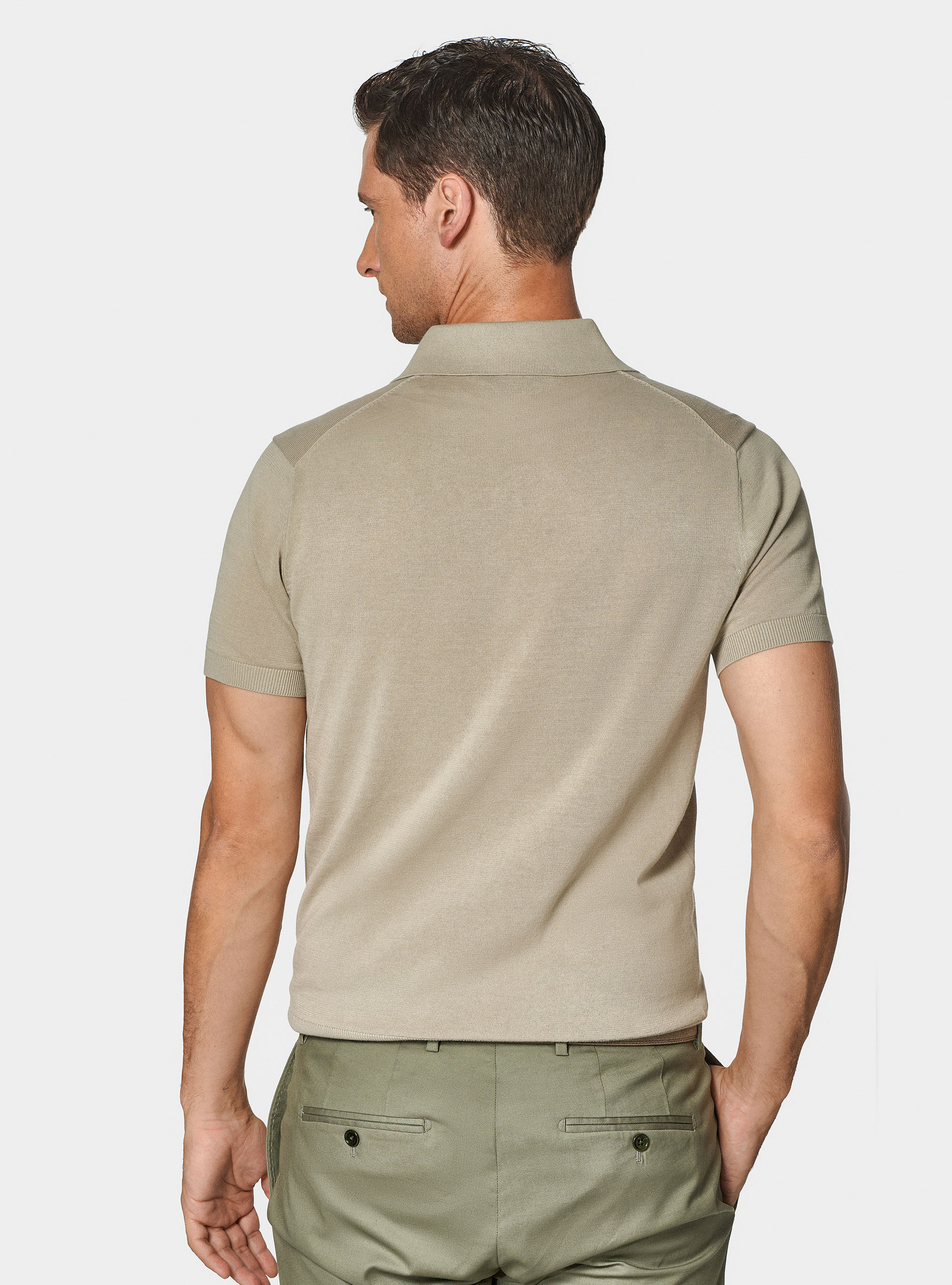 Polo de punto de algodón extrafino, ARENA