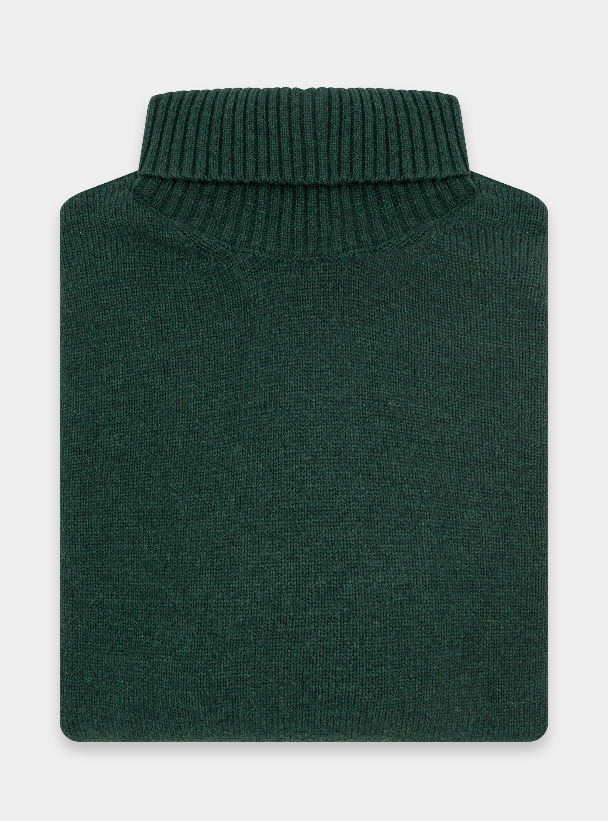 Wool-blend sweater, GREEN