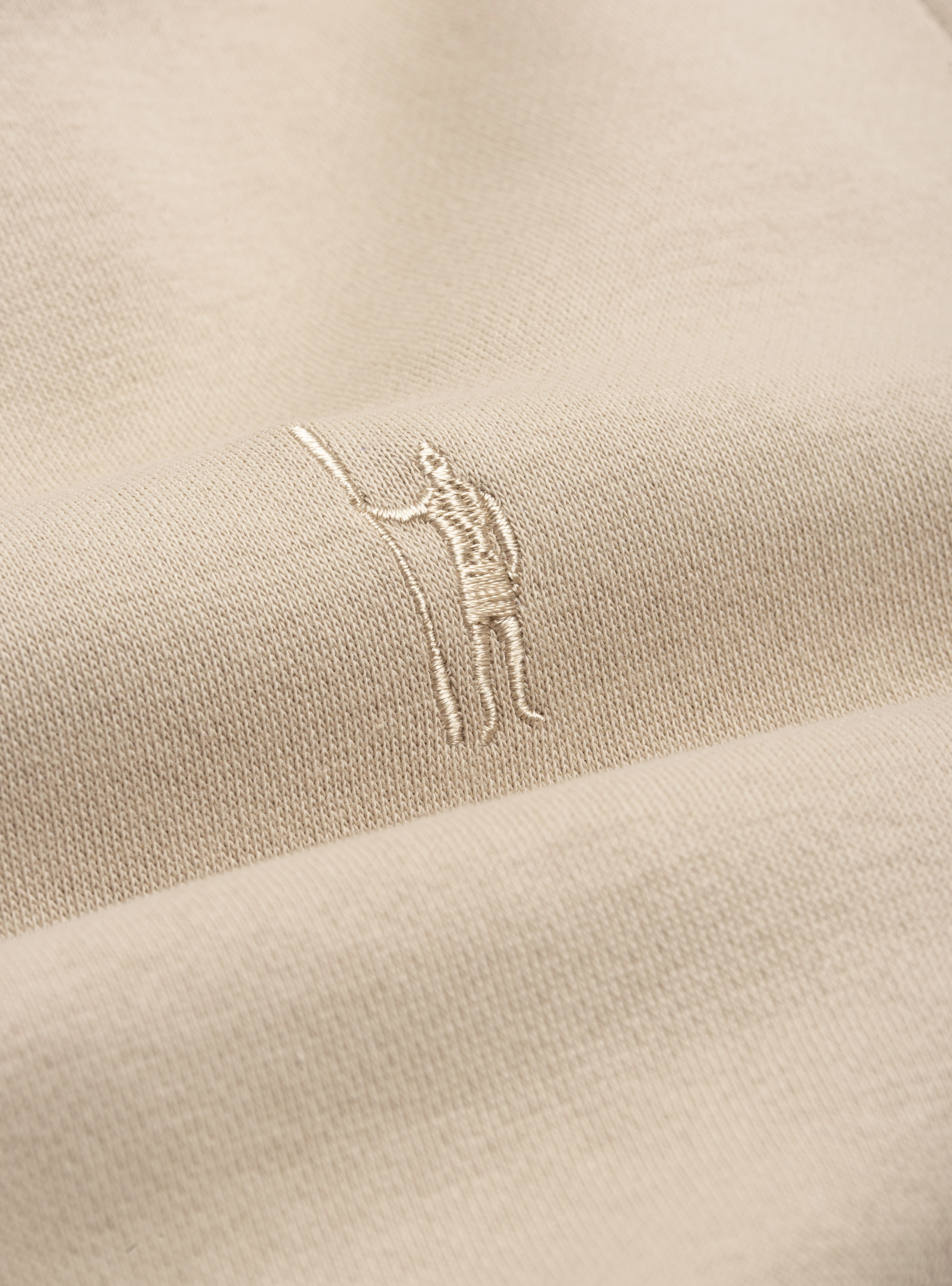 Felpa girocollo, ECRU