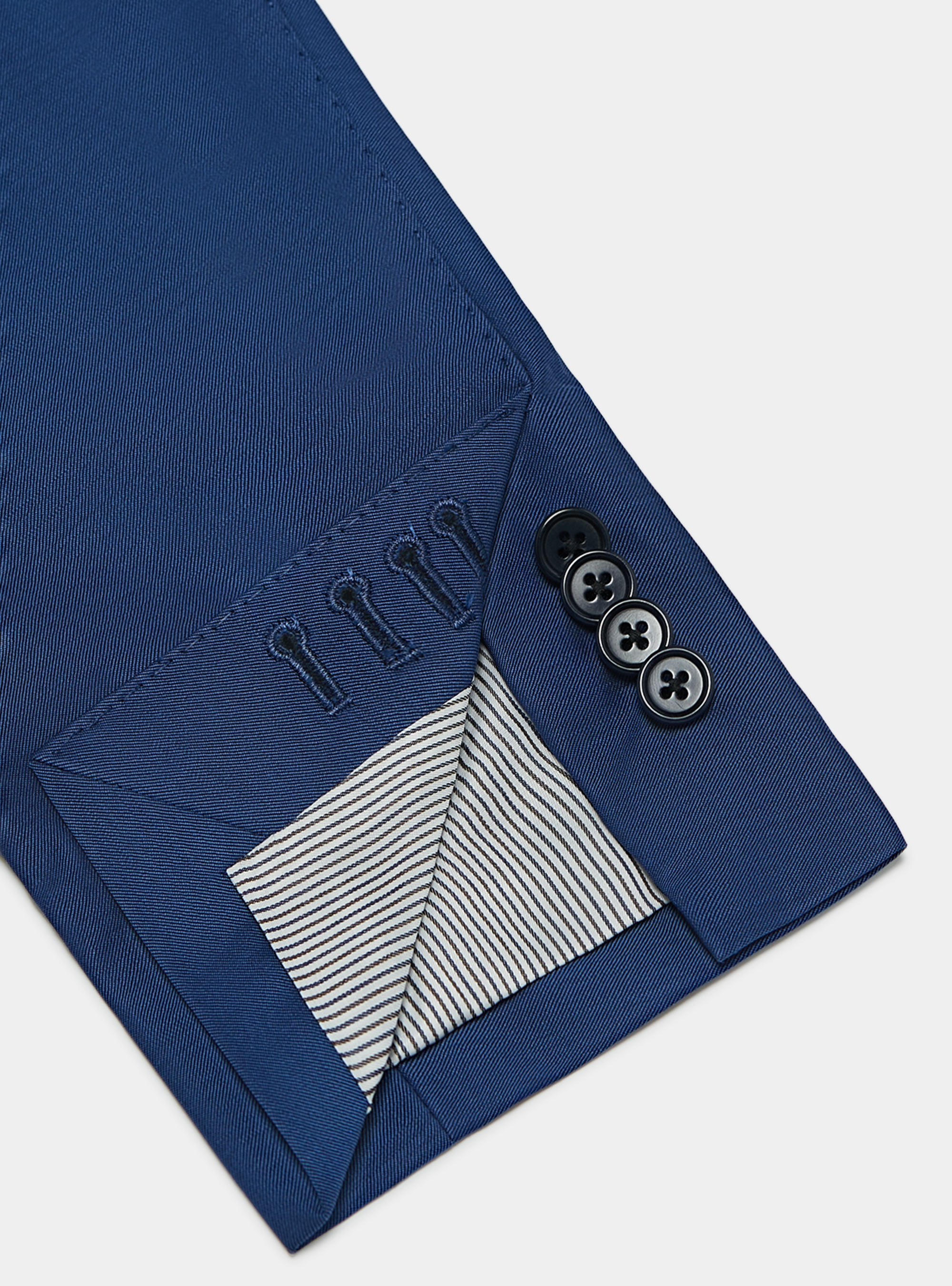 Giacca in pura lana superfine 110's, BLU