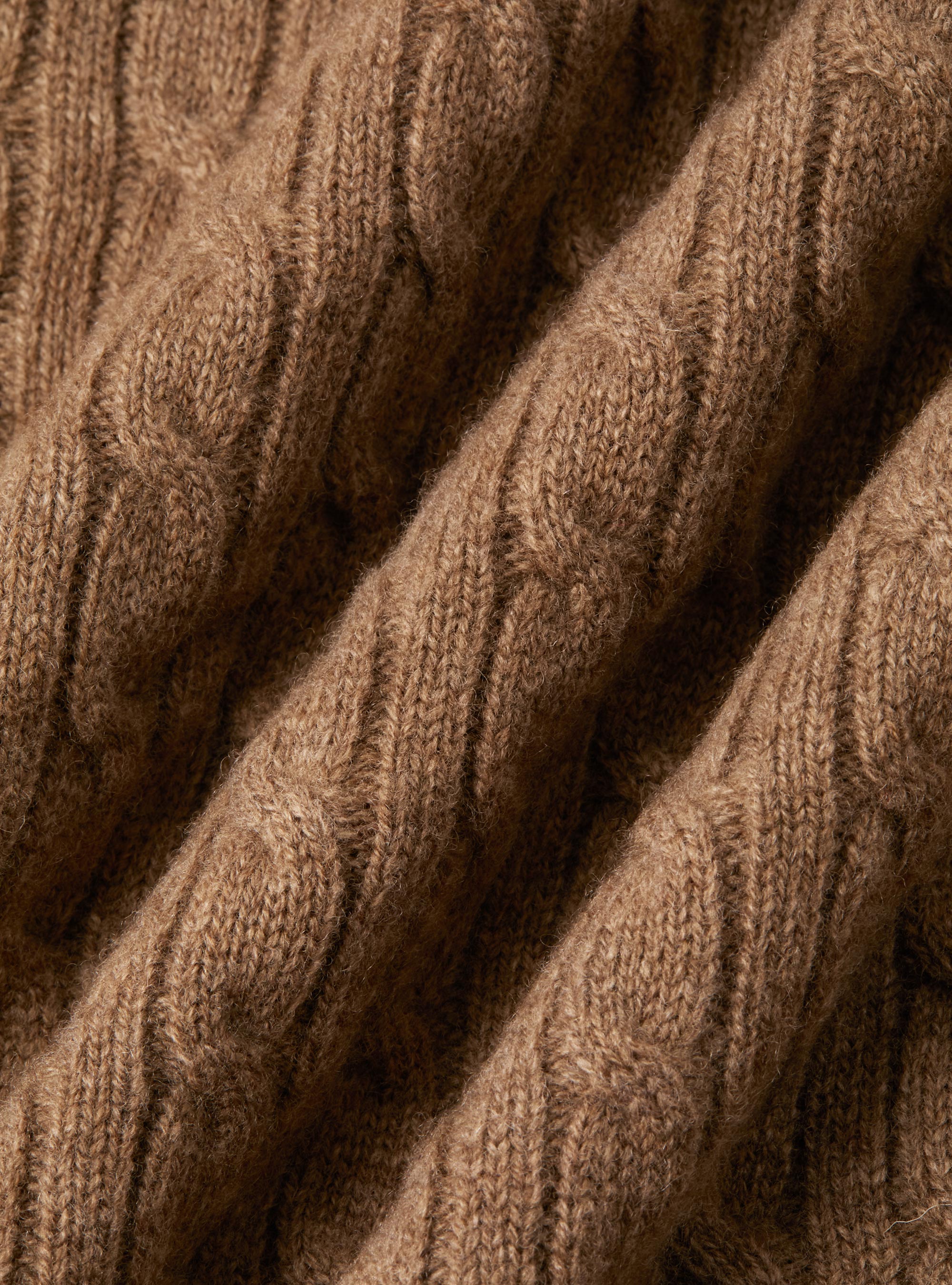 Turtleneck sweater with cashmere wool braid, MUD