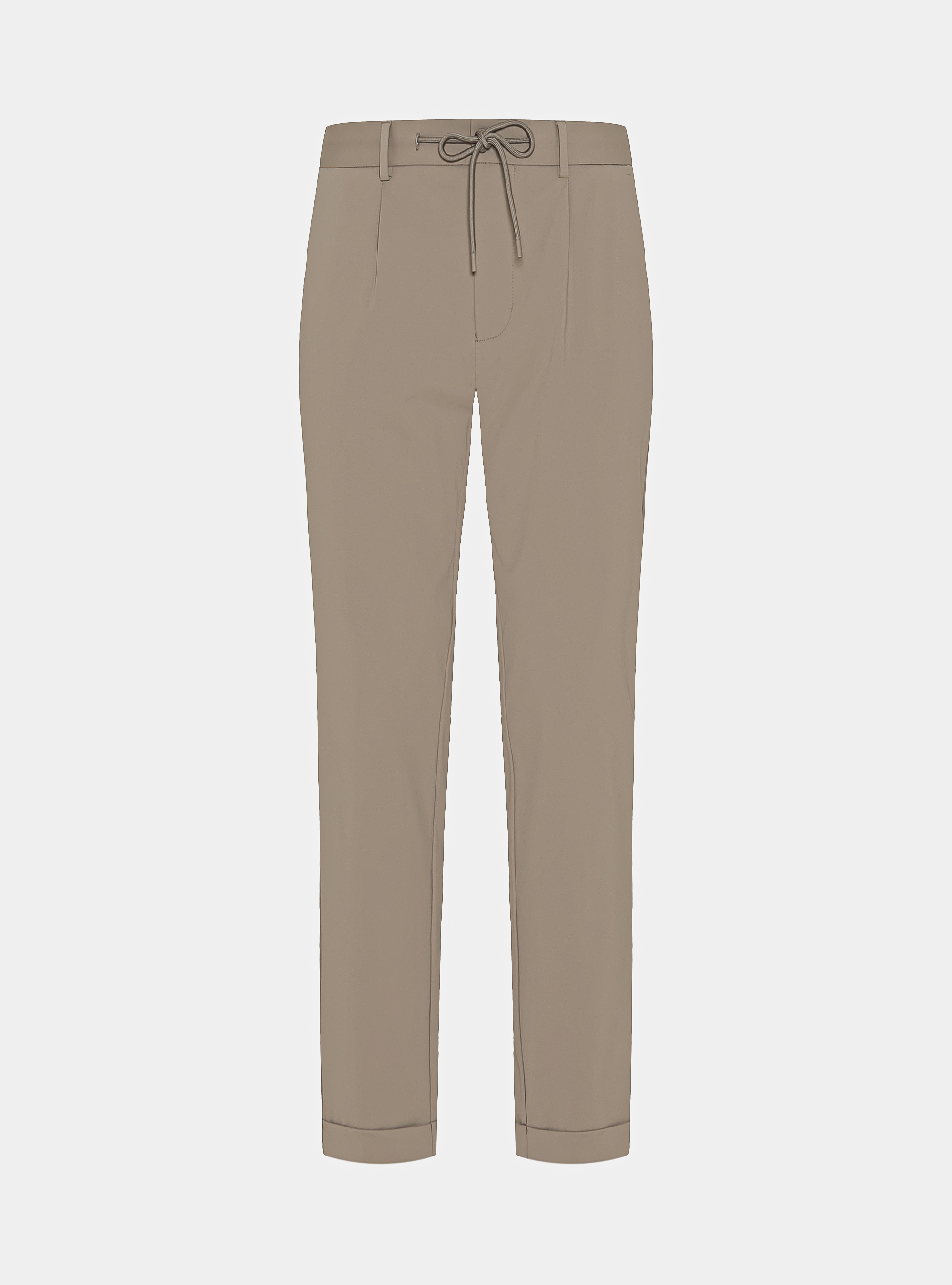 GT01 trousers in stretch nylon, MUD