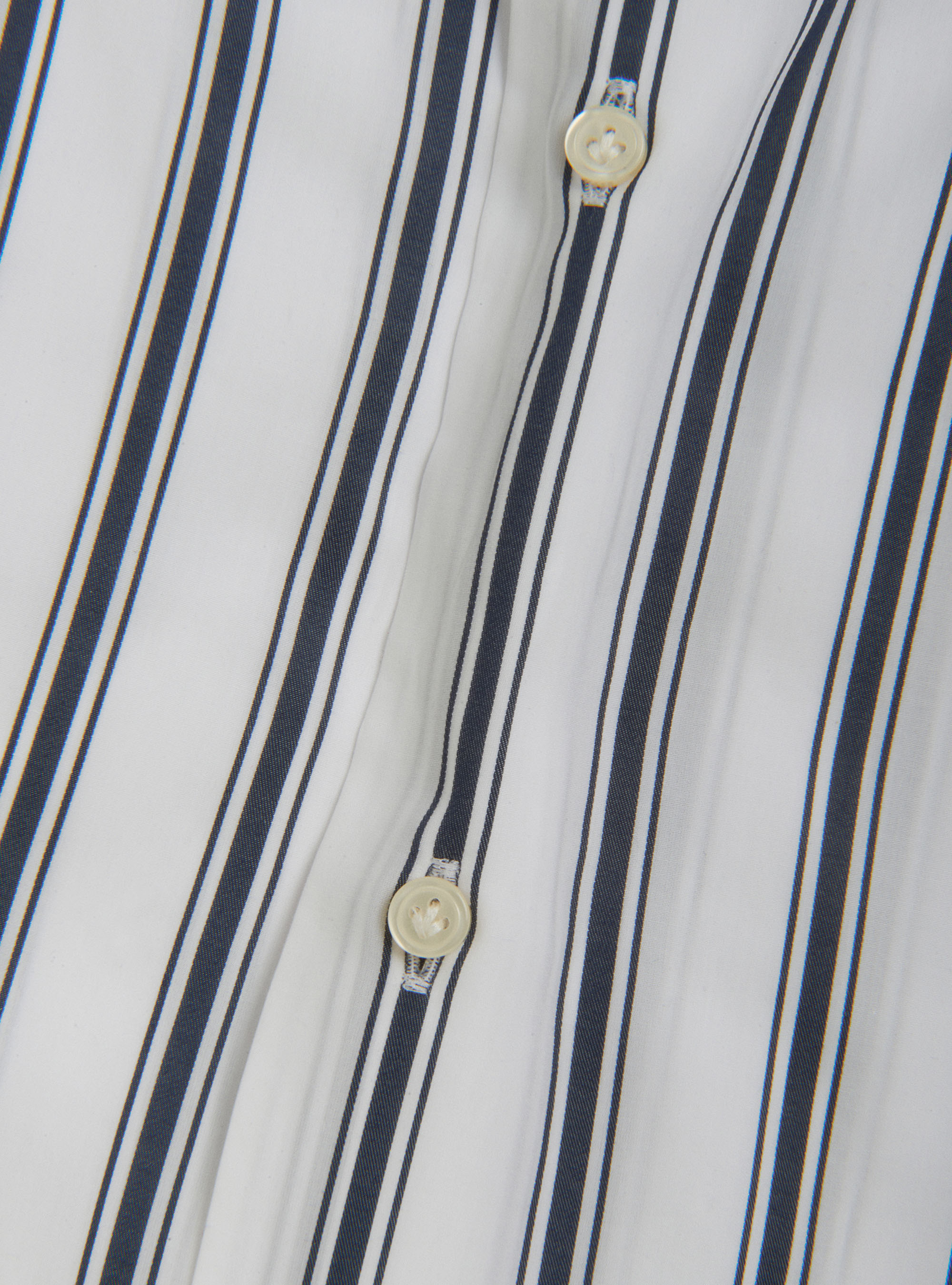 Camisa de popelín a rayas, AZUL MARINO