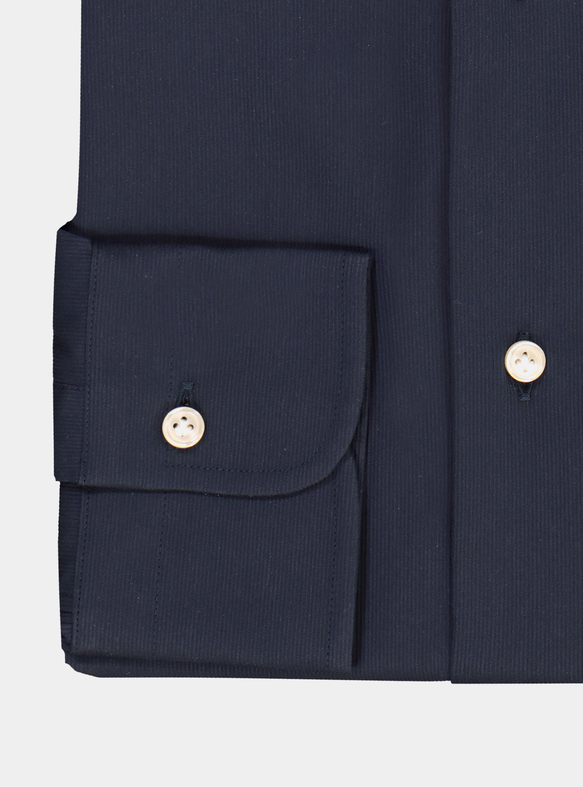 Piqué-Hemd aus Stretch-Baumwolle mit halboffenem Kragen, NAVY 0218C