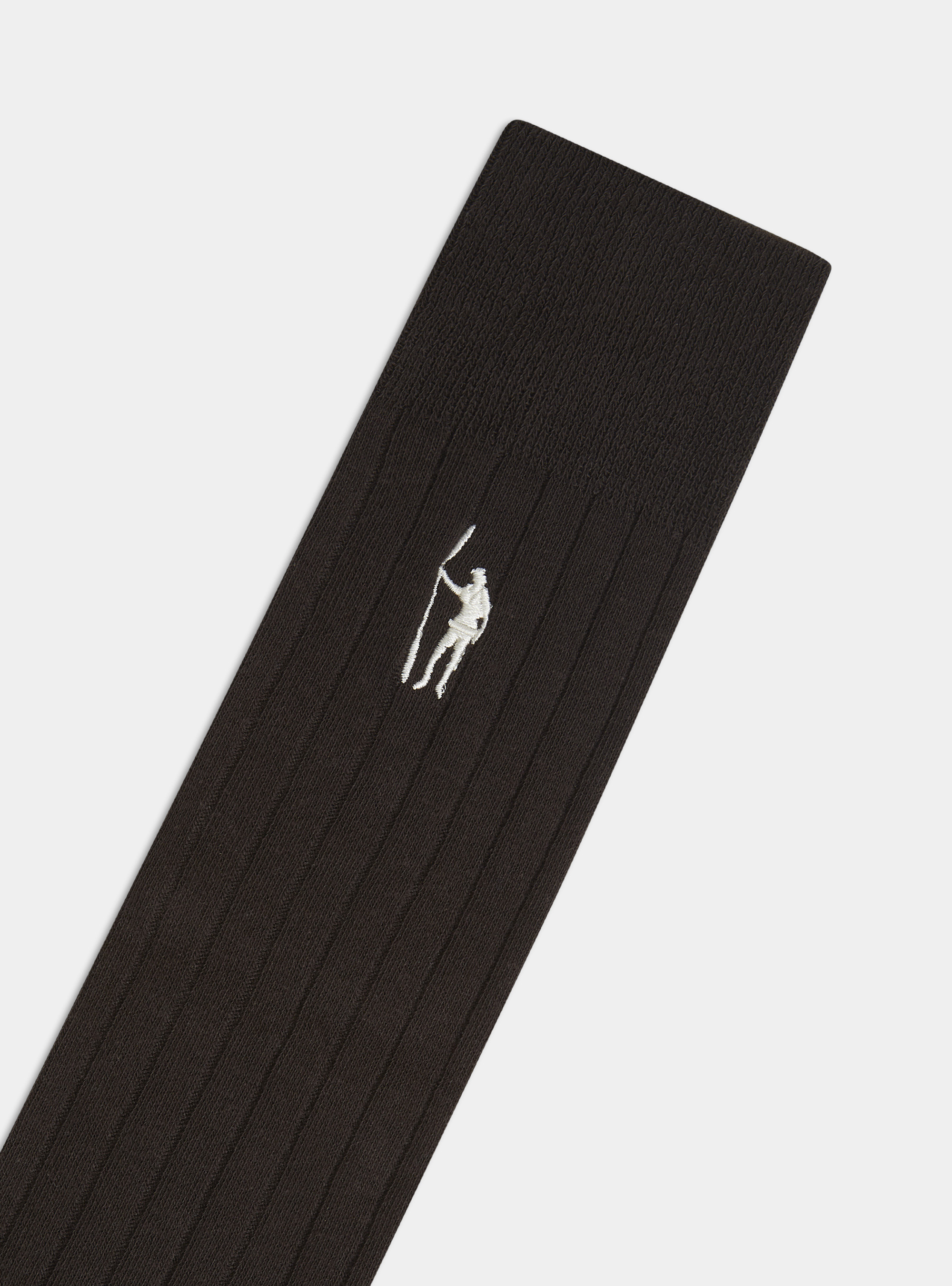 Ribbed cotton-blend socks, BROWN