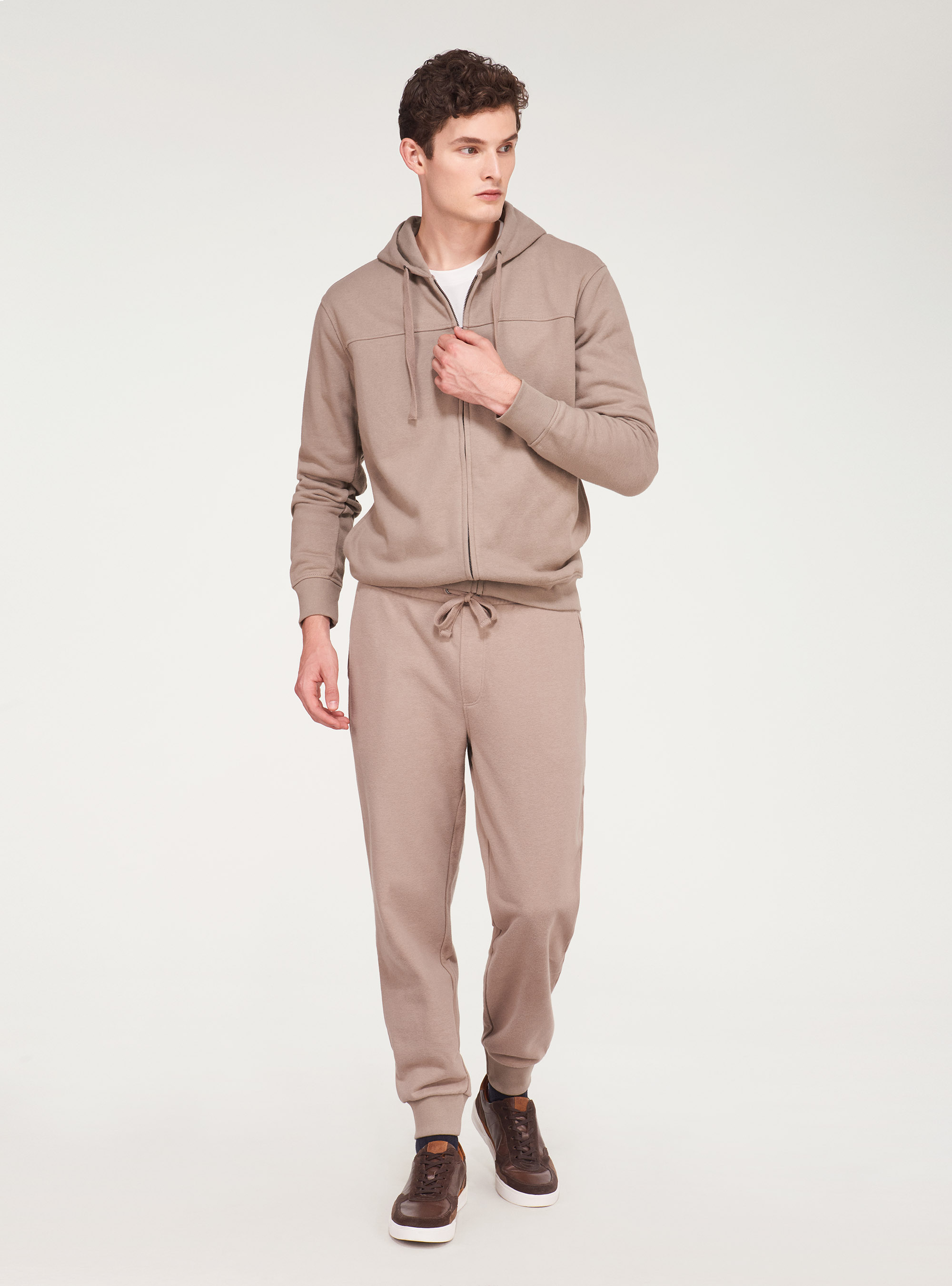 Pantaloni in felpa, ECRU