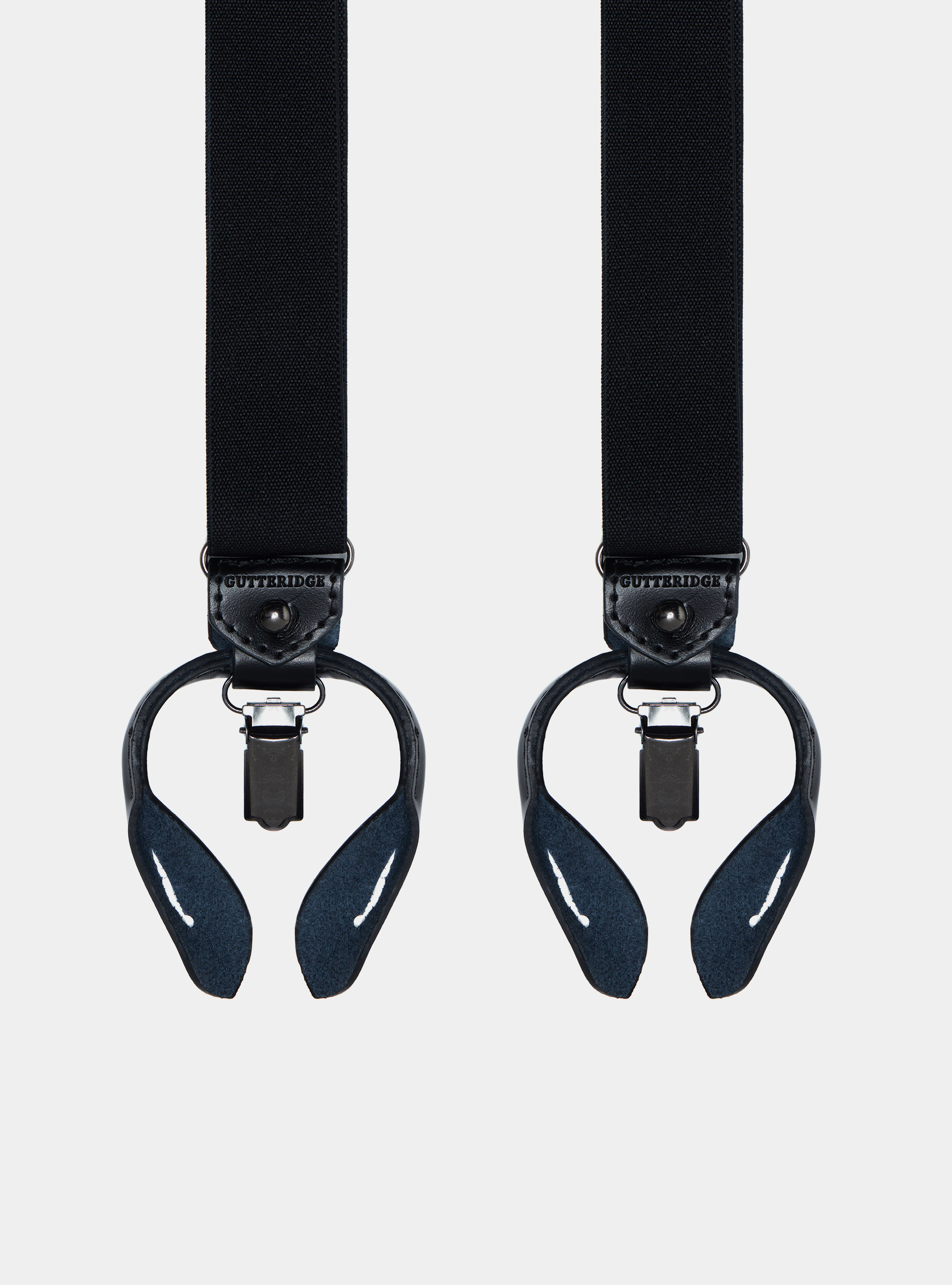 Unifarbene Hosenträger, NERO 0100C