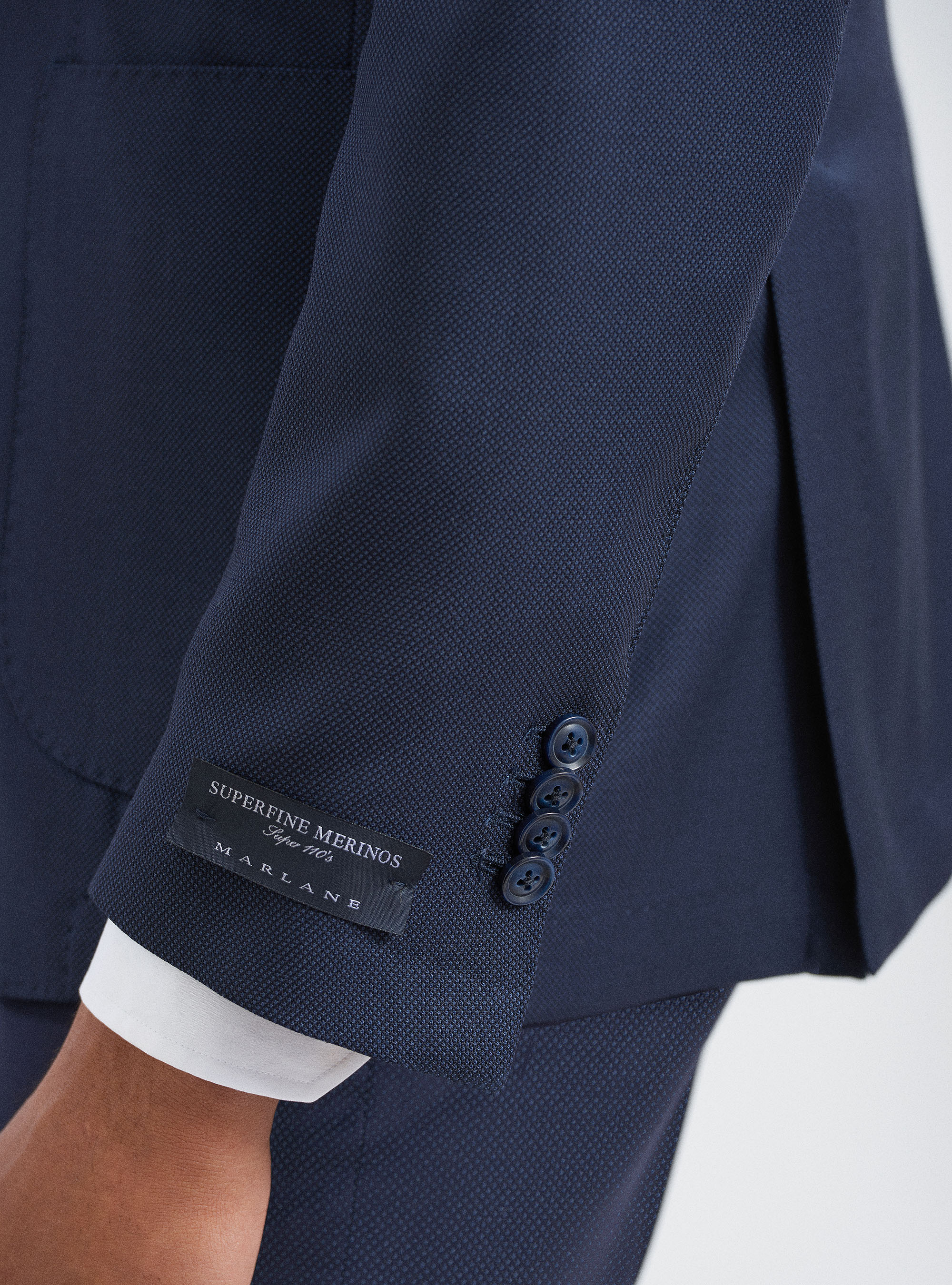 Suit blazer in 110's superfine partridge eye wool Suit blazer in 110's superfine partridge eye wool