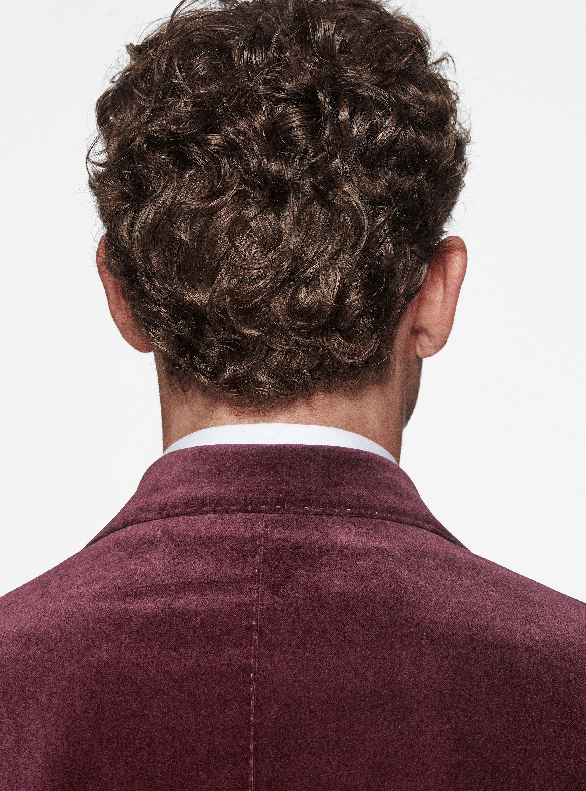 Giacca smoking in velluto liscio, VINACCIA 0401C