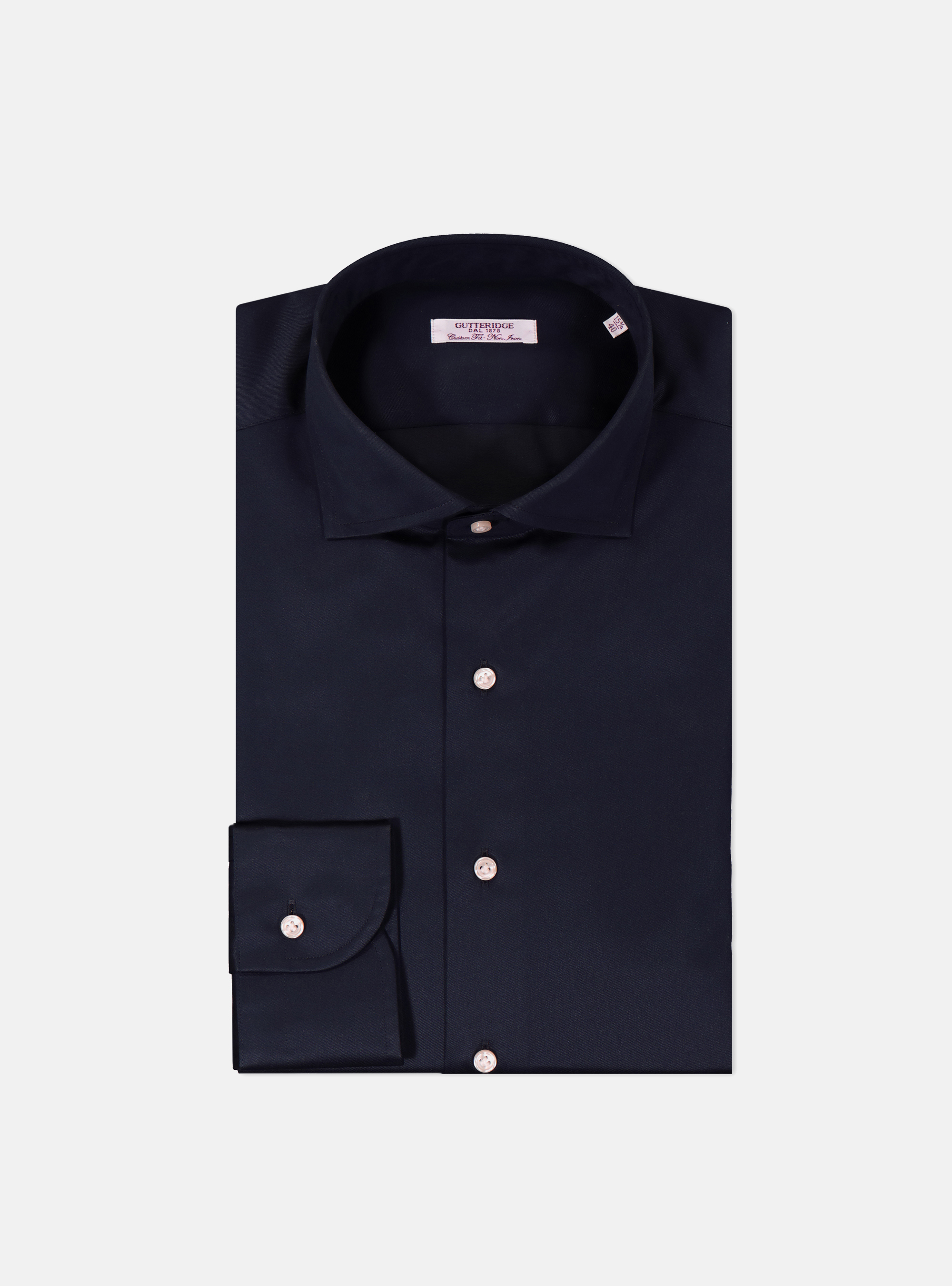 Camicia comfort fit classica in twill no iron