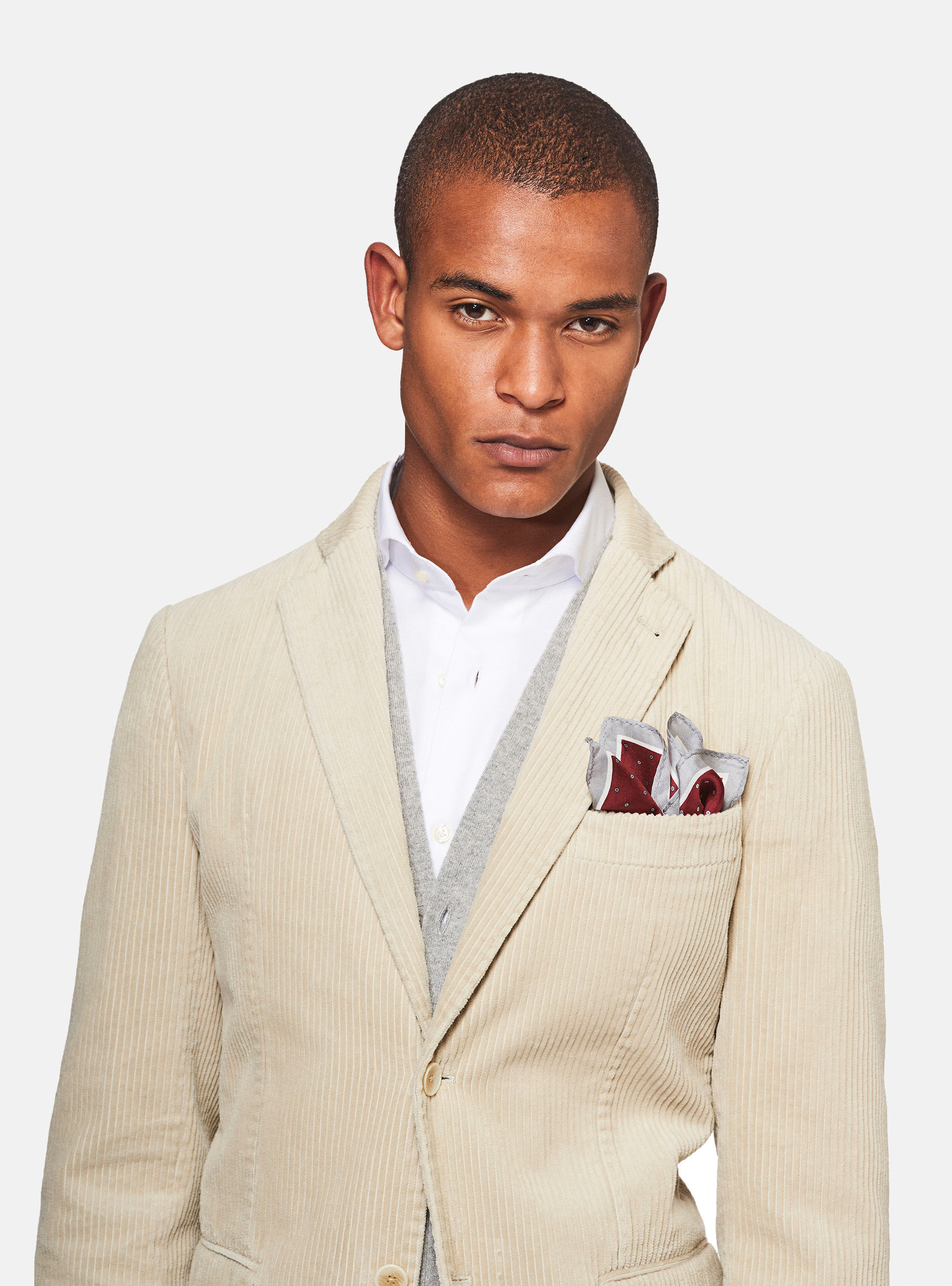 Velvet blazer, OFF-WHITE