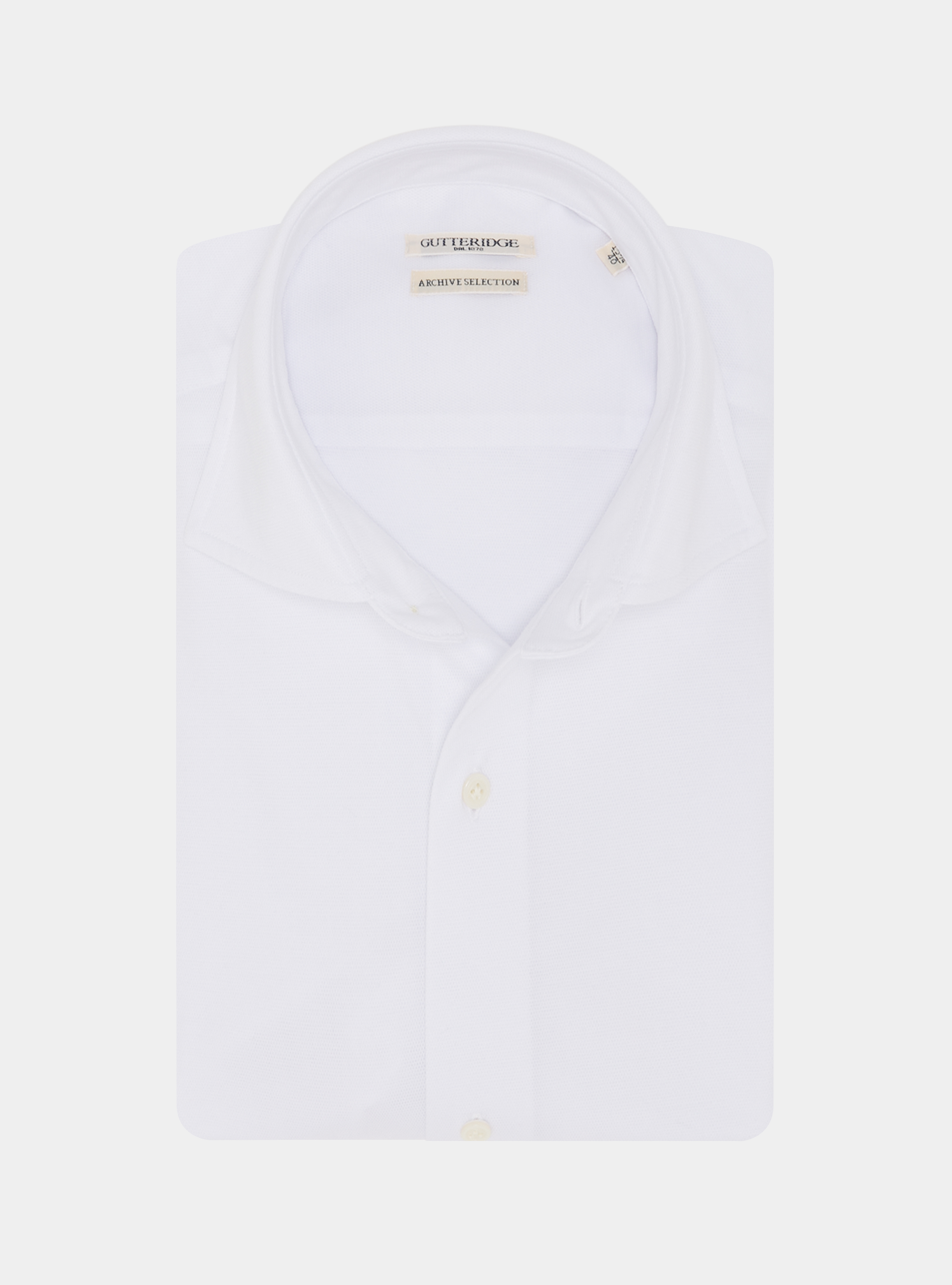 COOLMAX fabric pique shirt, WHITE