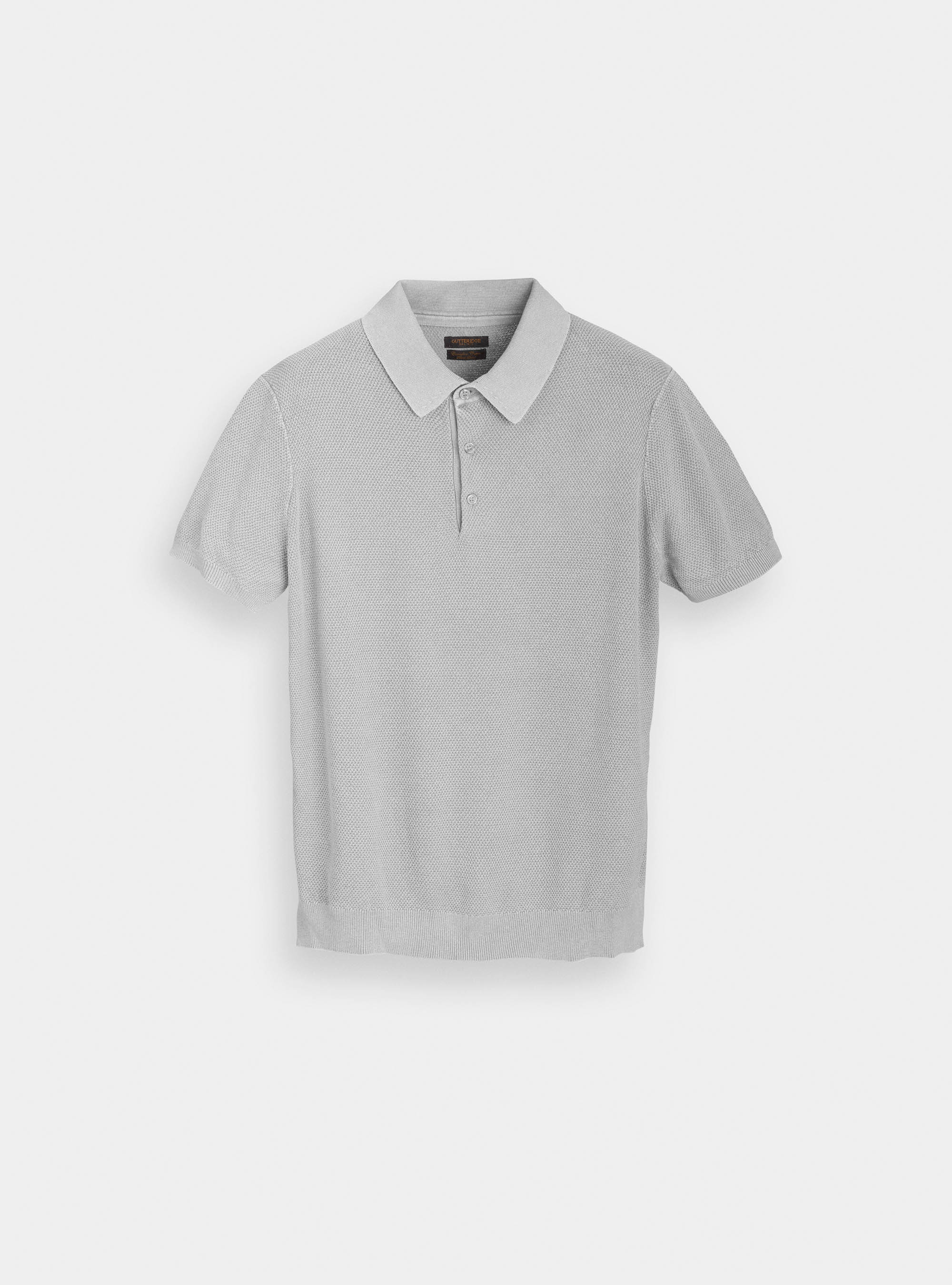 Maglia a polo a maniche corte in cotone, PERLA 0178C