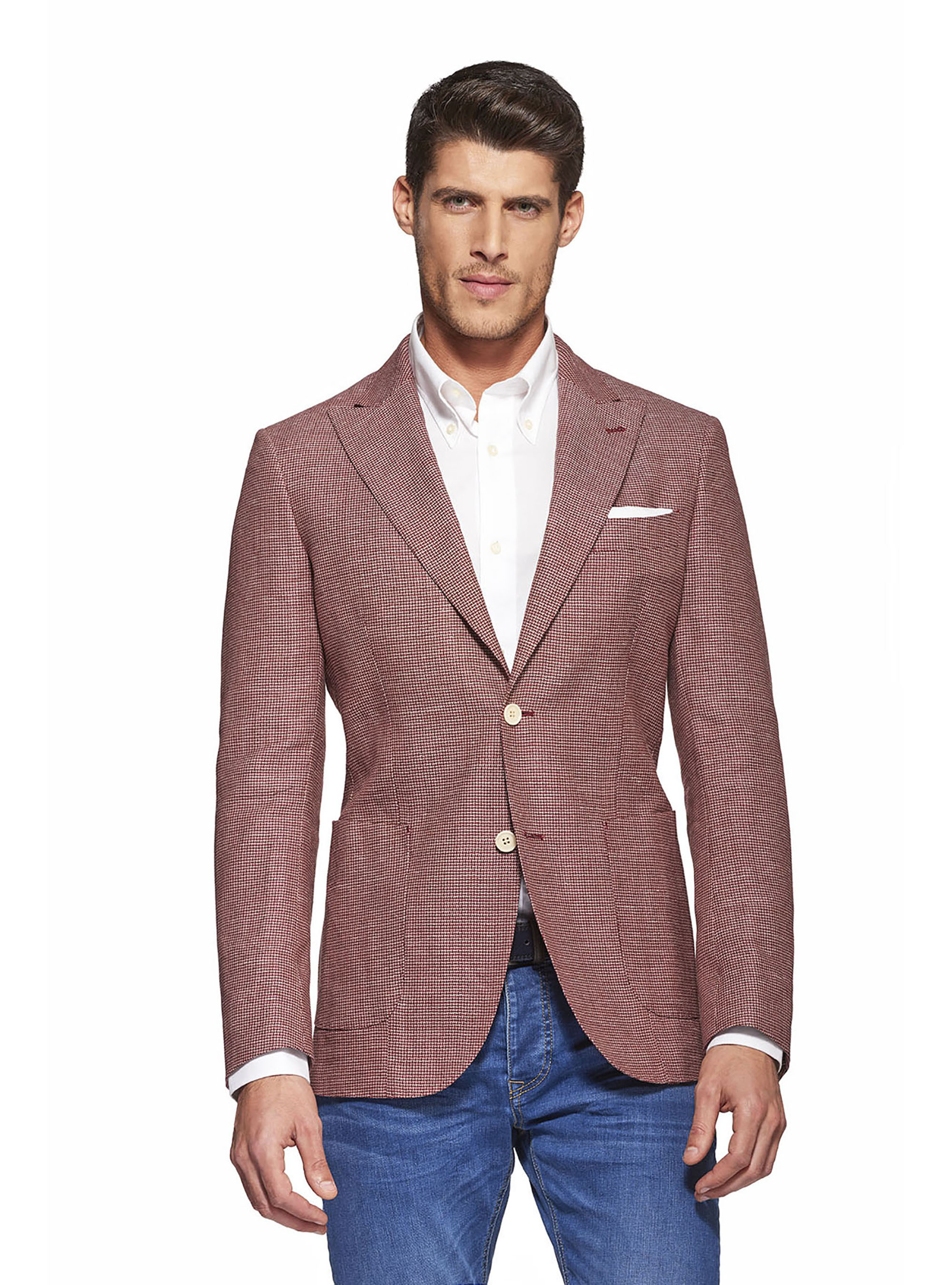 Linen and wool jacket