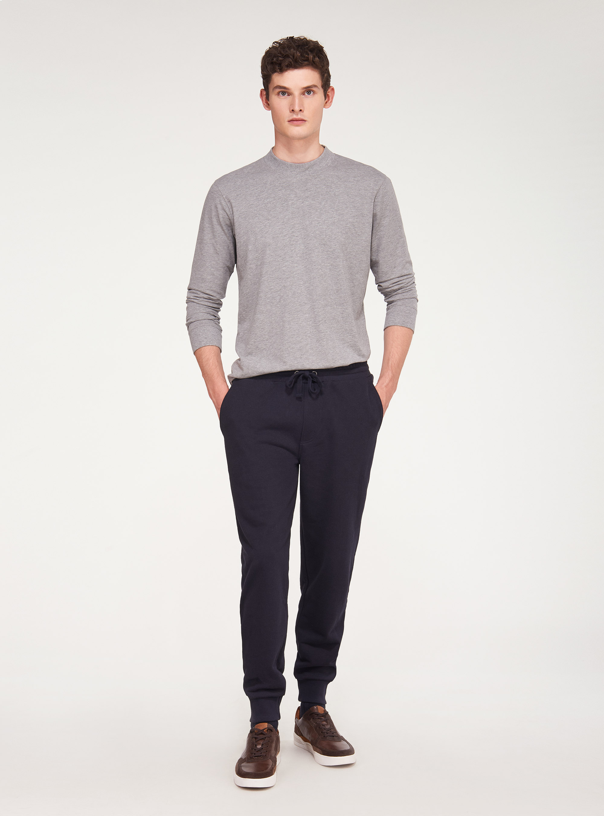 Basic sweat trousers, NAVY BLUE