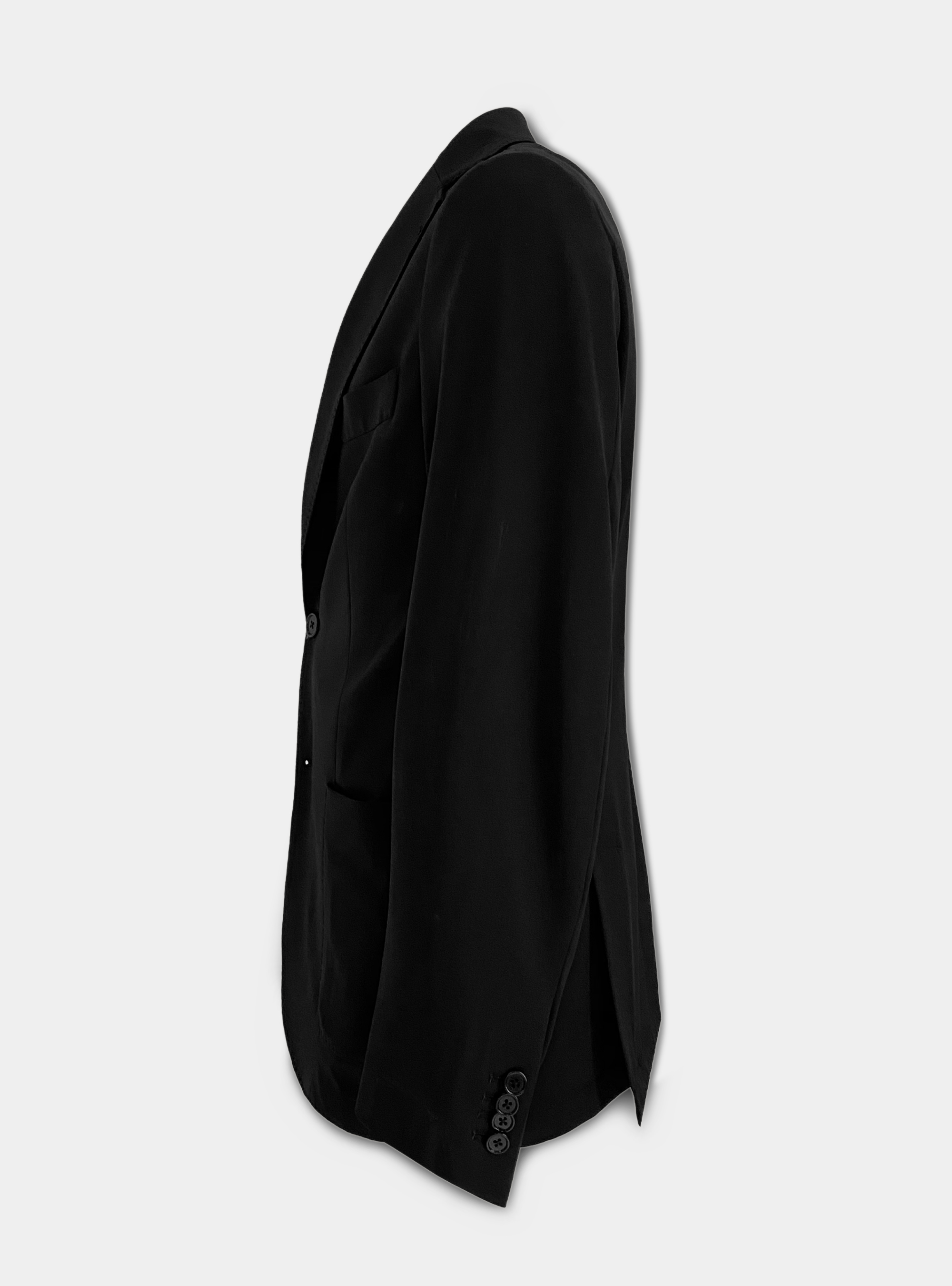 Chaqueta de tela t&eacute;cnica de viaje, NEGRO