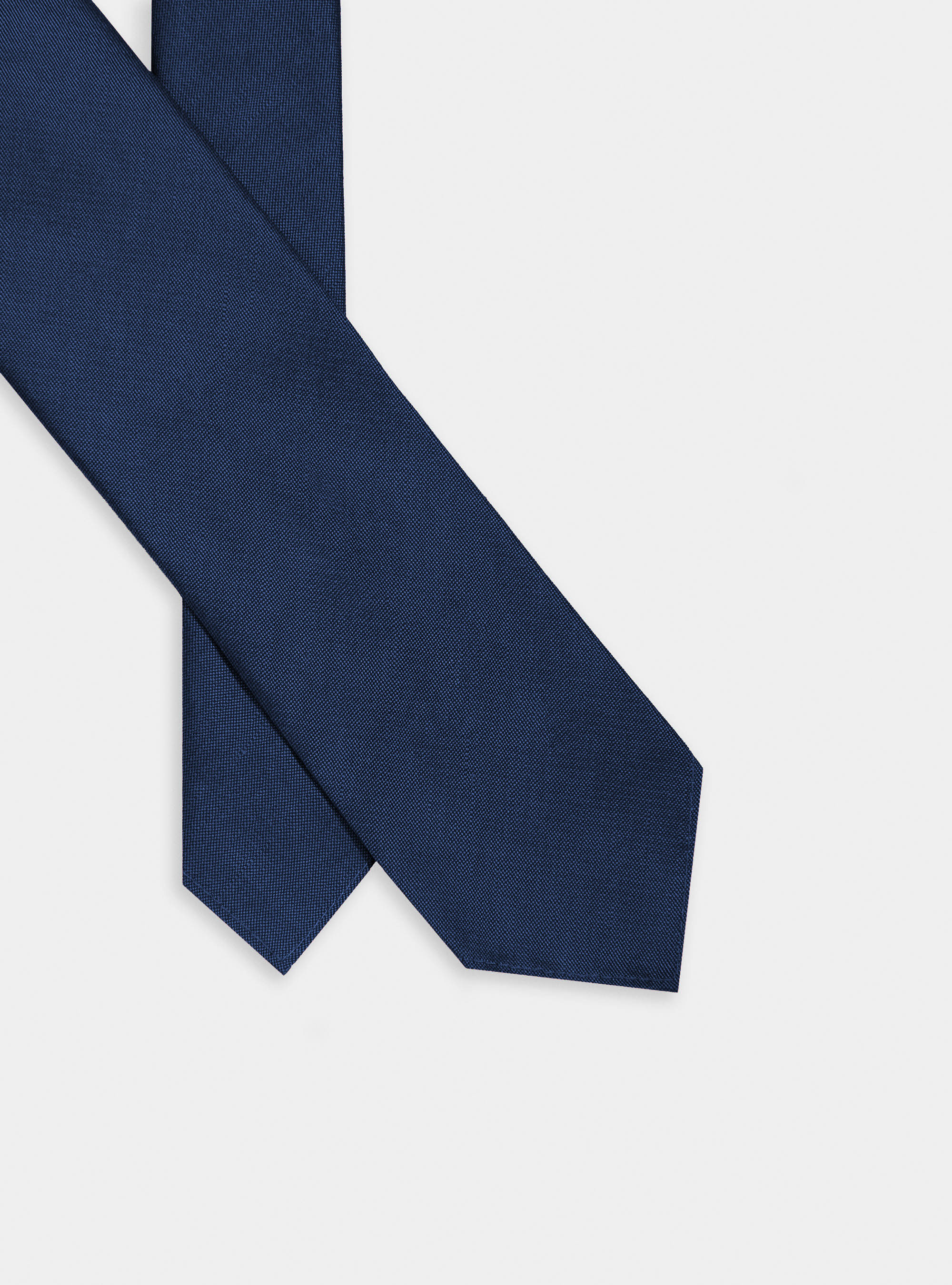 Cravatta in lino e cotone, BLU NAVY