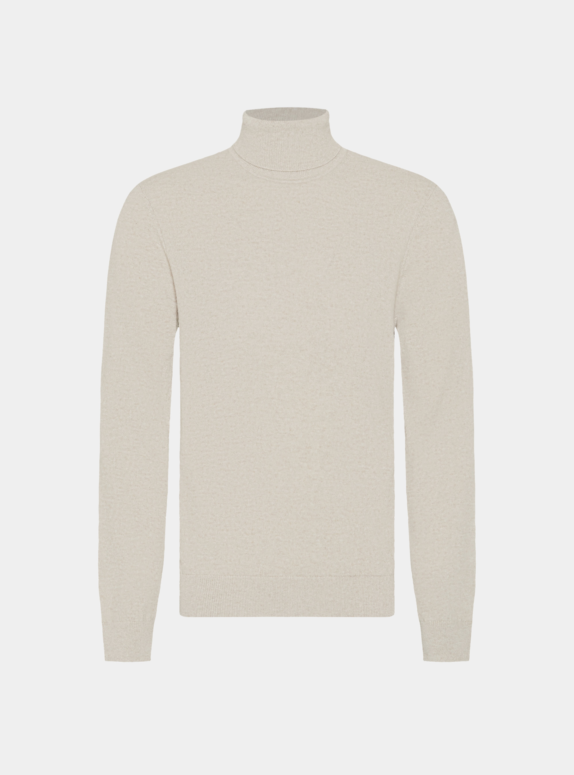 Cashmere turtleneck, ECRU