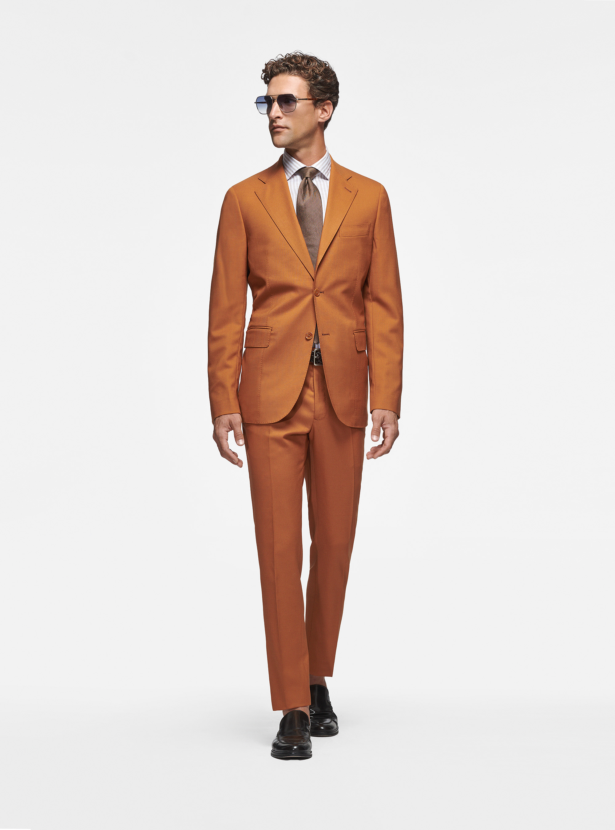 Giacca in pura lana Vitale Barberis Canonico, 0522C CARAMELLO