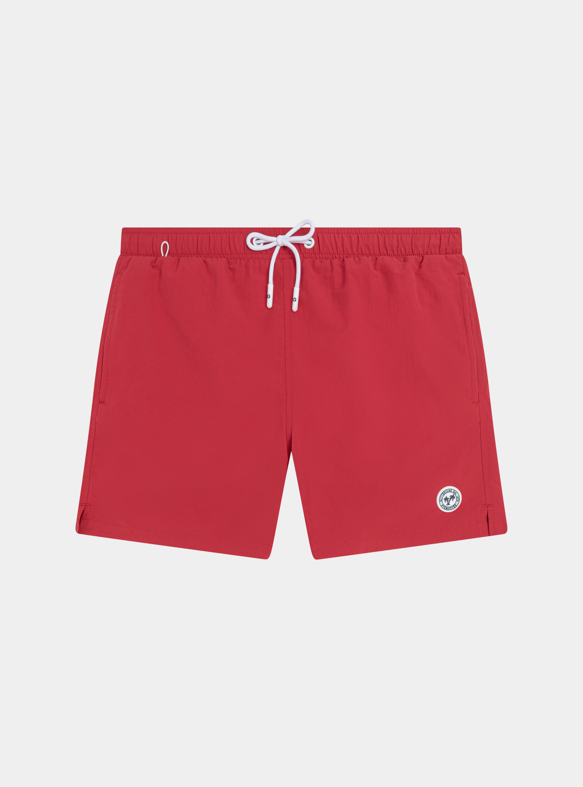 Costume da bagno tinta unita, ROSSO