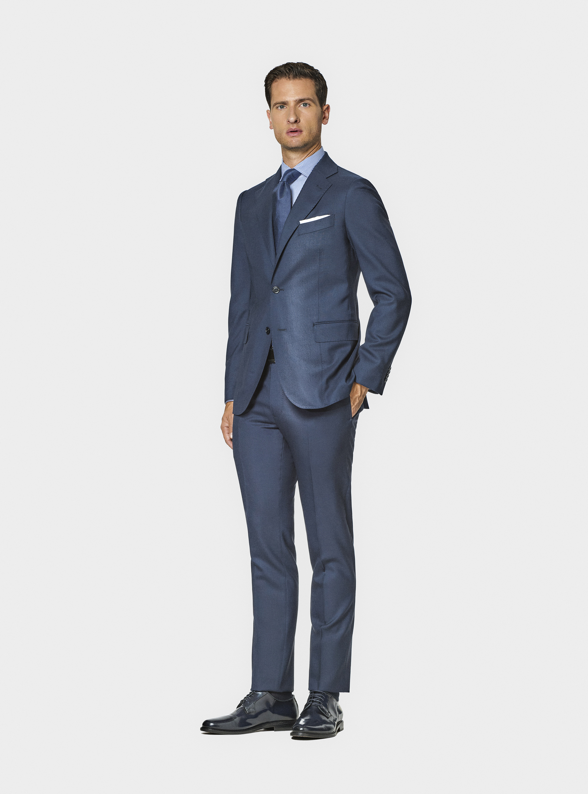 Pure wool suit trousers Vitale Barberis Canonico, MULTICOLOR
