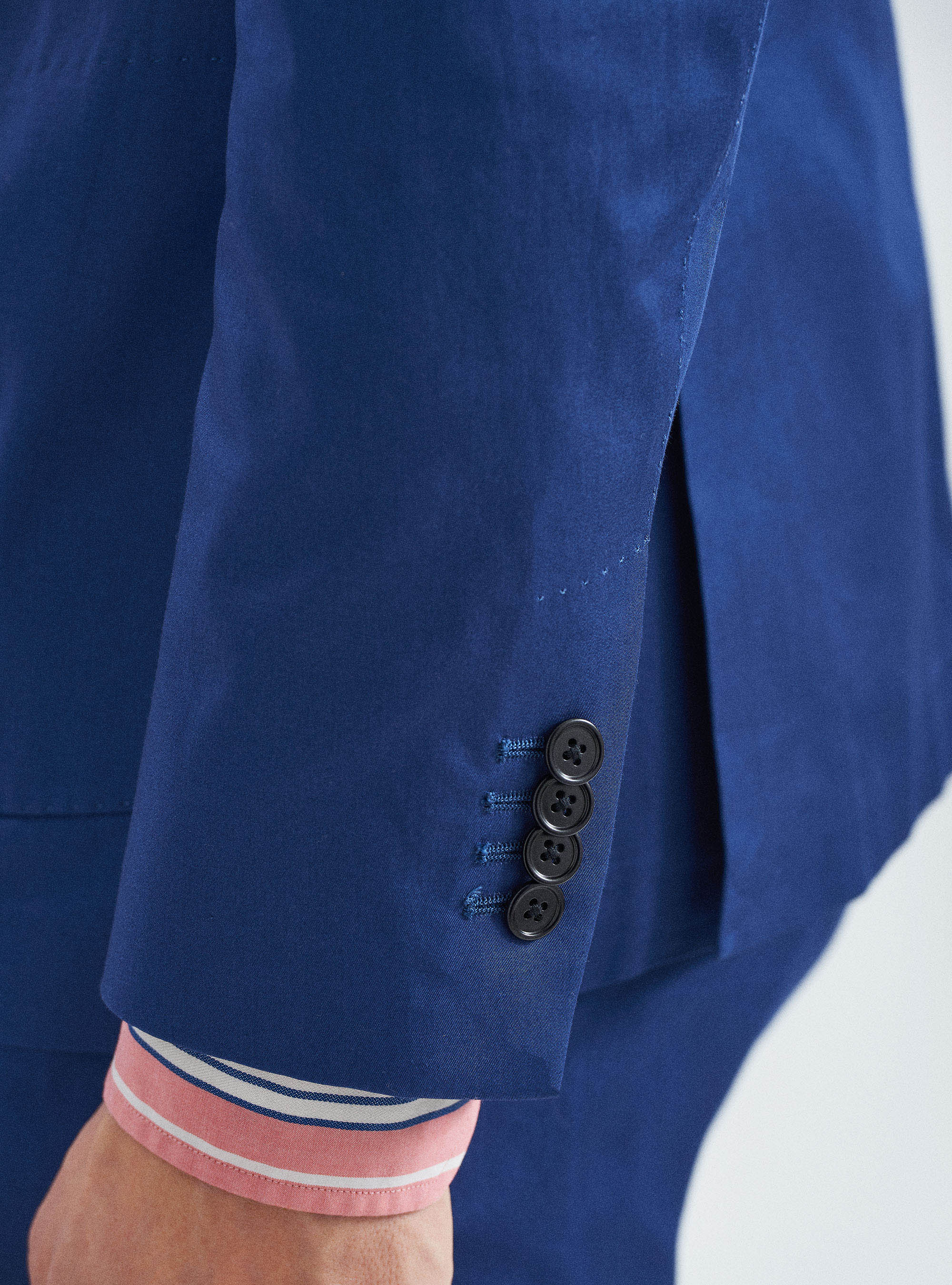 Giacca per abito in puro cotone, BLU