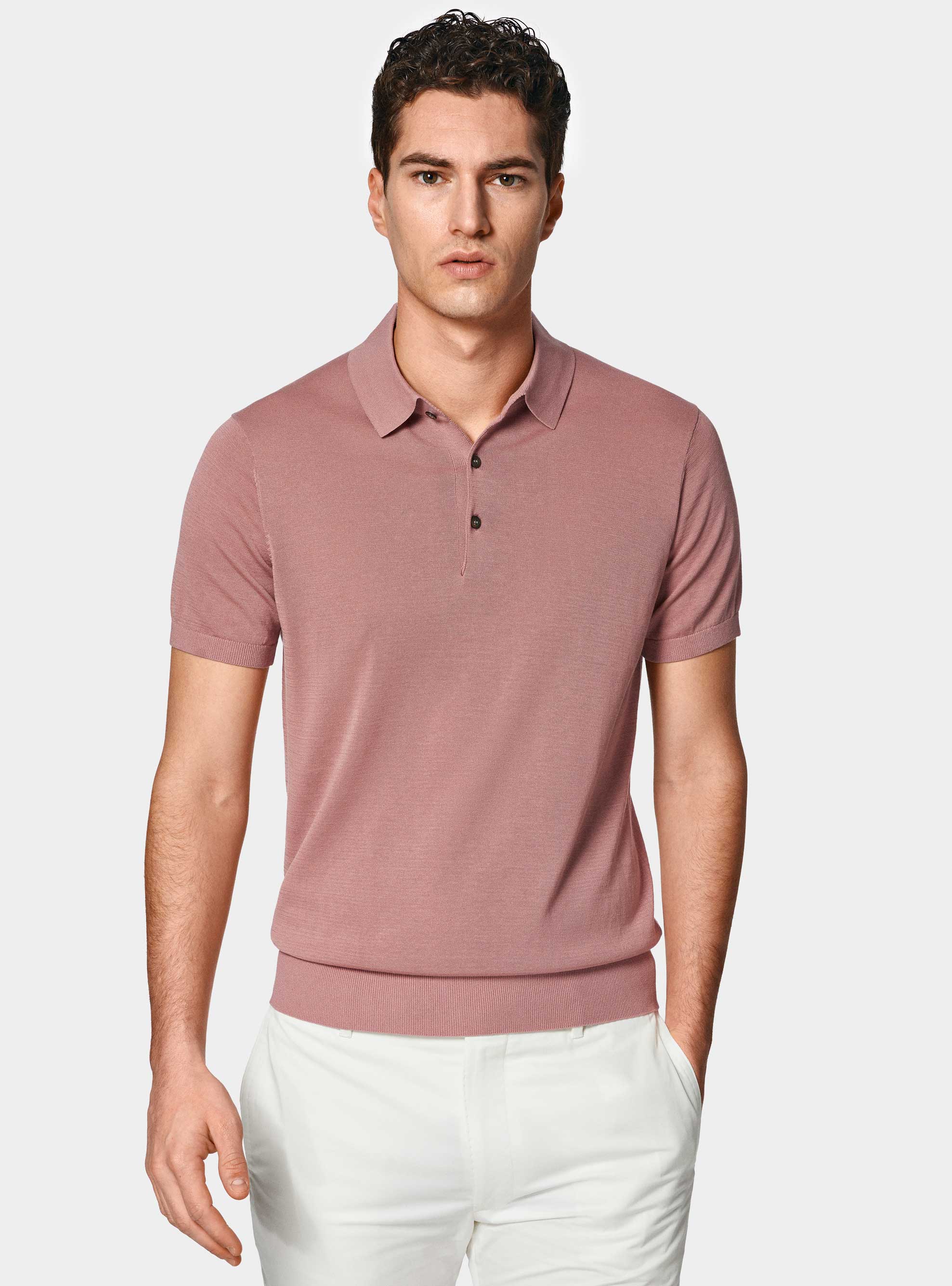 Poloさま Prada Cashmere Polo Shirt | Grey | FARFETCH