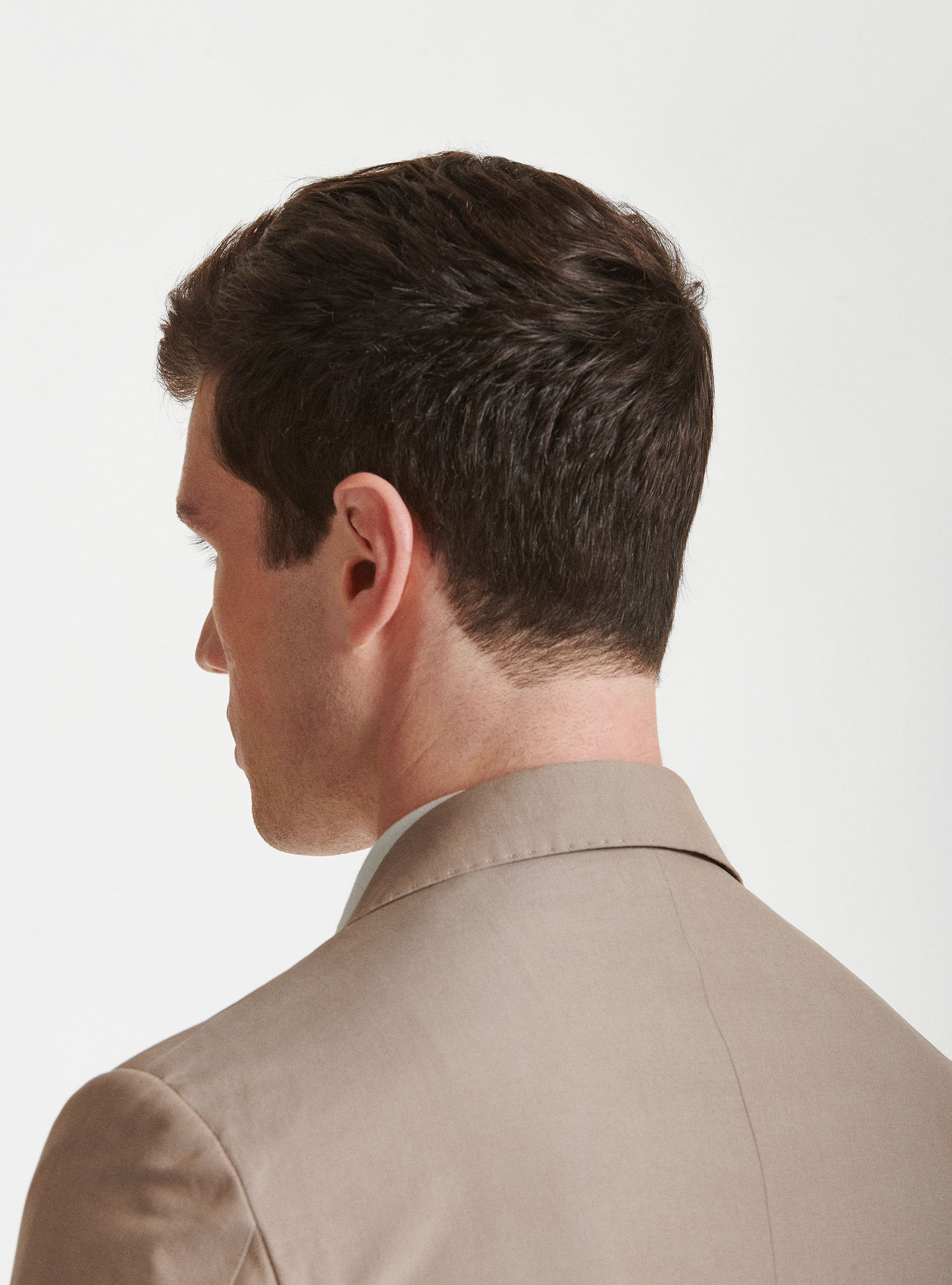 Giacca per abito in misto cotone DUEMILAGORI, SABBIA